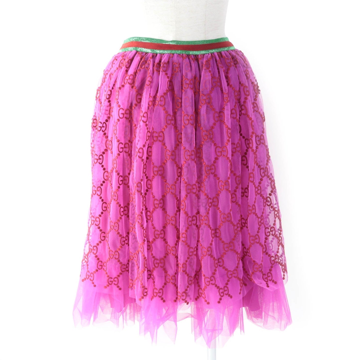 GUCCI skirt 552866 Nylon pink 12