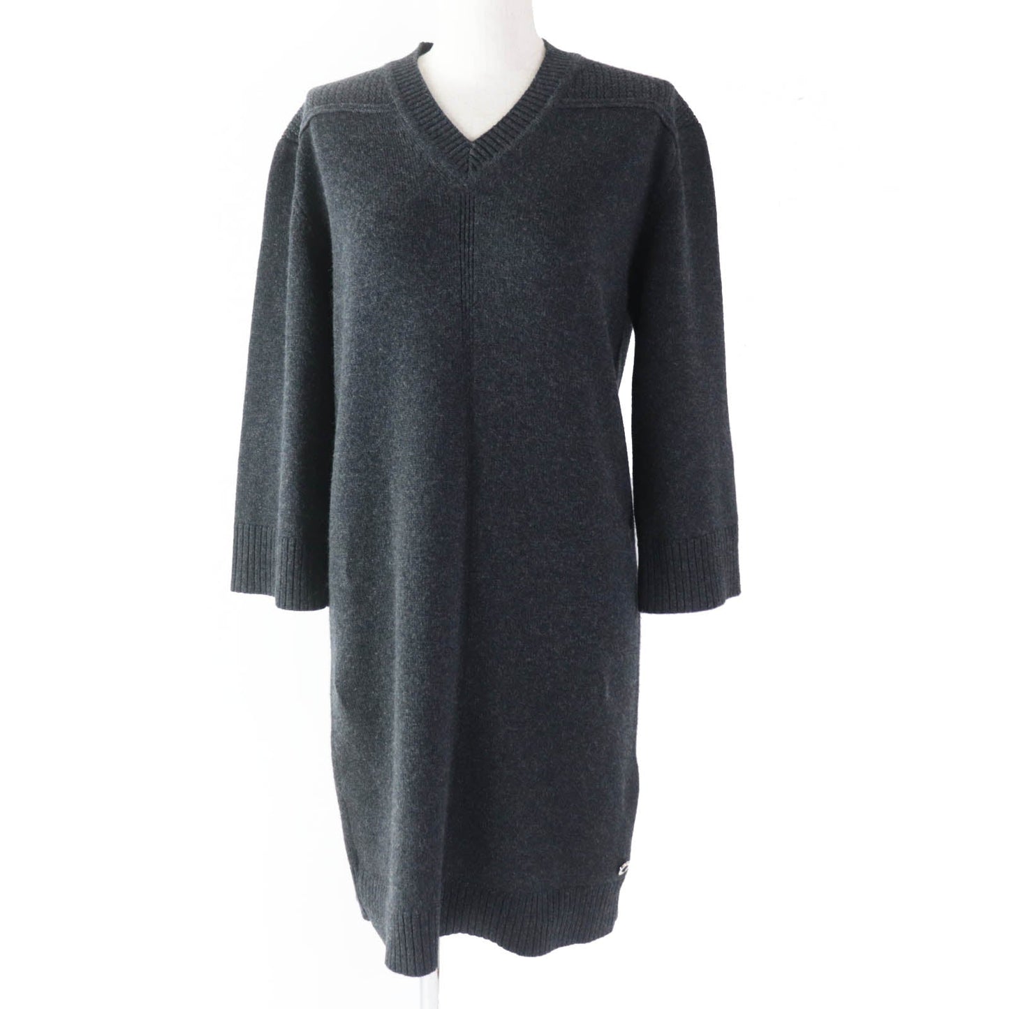 HERMES one piece cashmere Dark gray 34