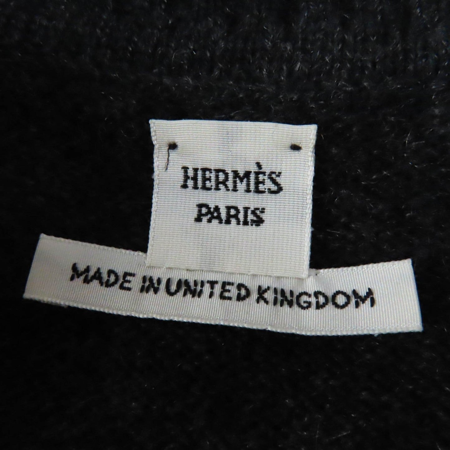 HERMES one piece cashmere Dark gray 34