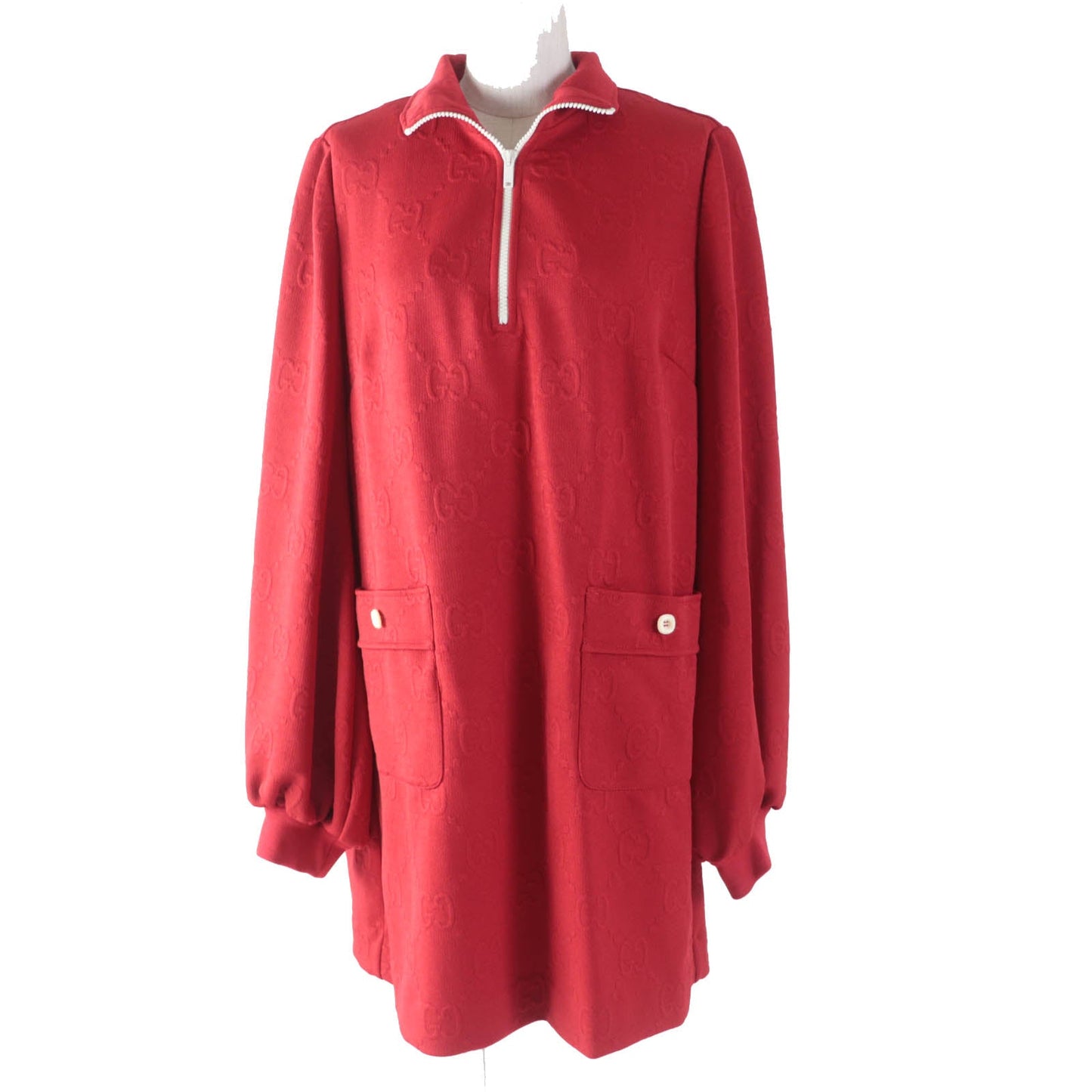 GUCCI one piece 653412 polyester Red M