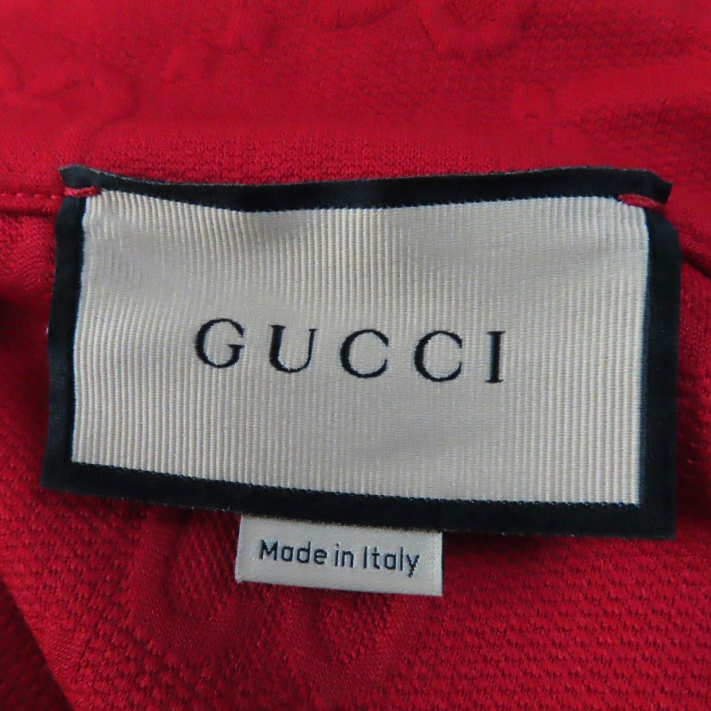 GUCCI one piece 653412 polyester Red M
