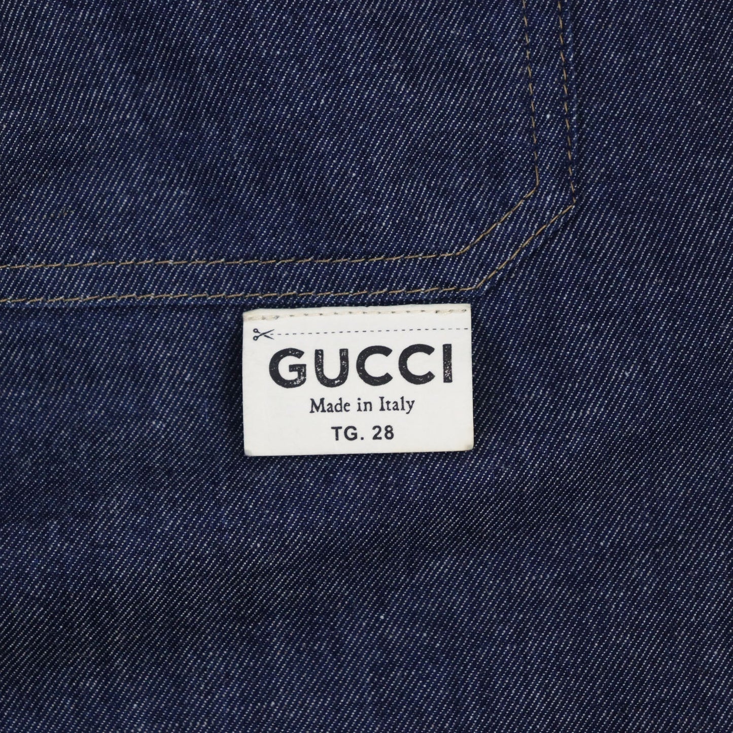 GUCCI Pants 576547 cotton Indigo blue 28