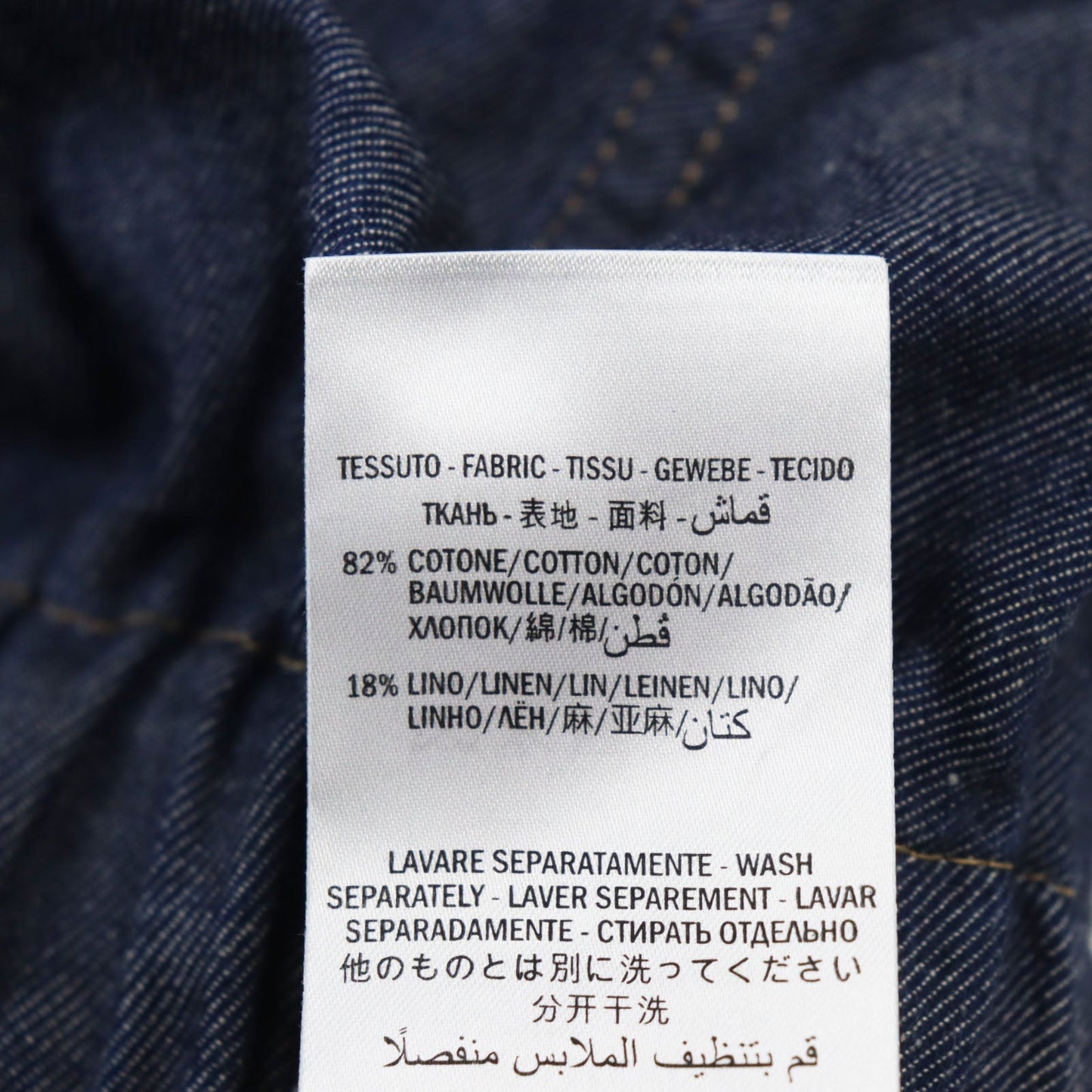 GUCCI Pants 576547 cotton Indigo blue 28