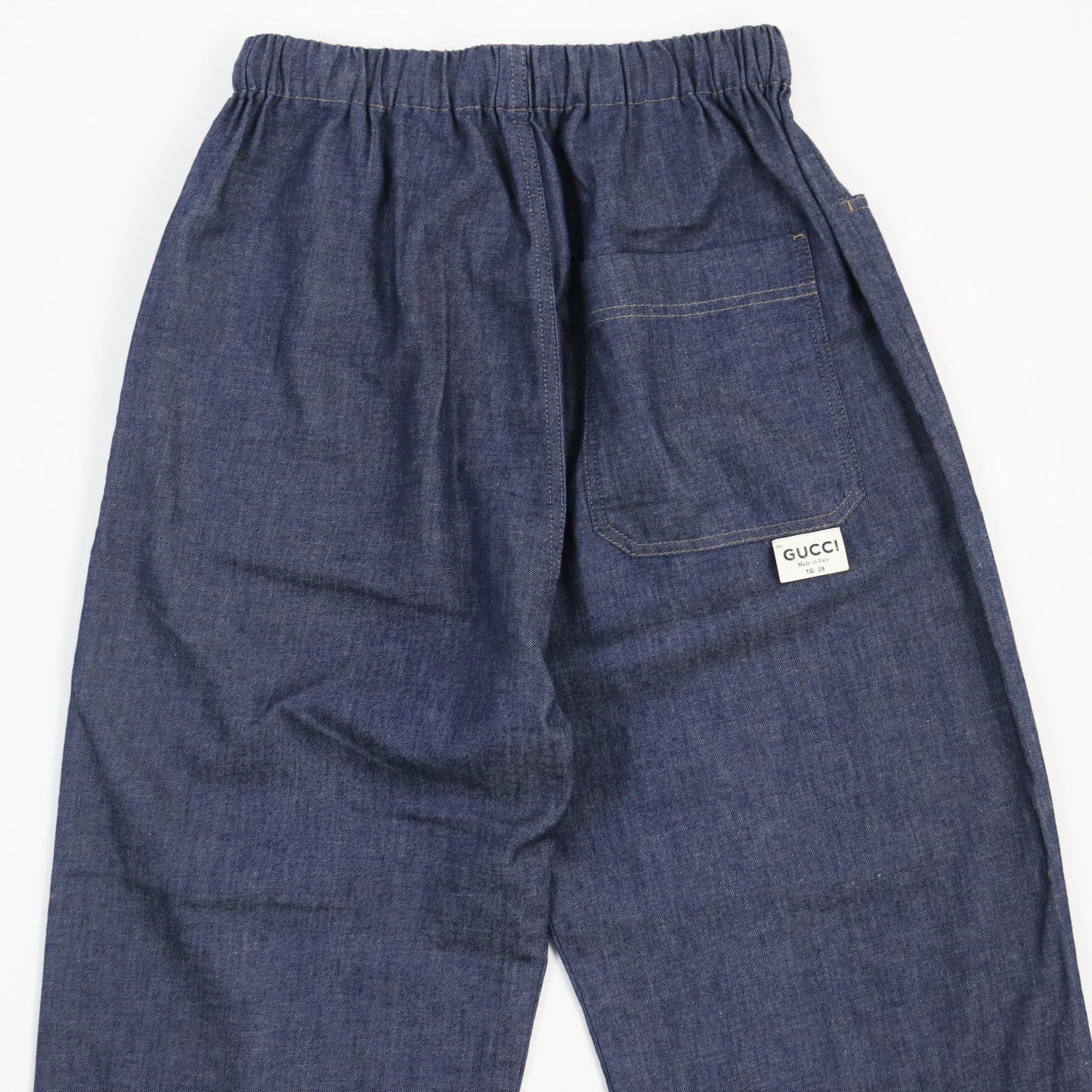 GUCCI Pants 576547 cotton Indigo blue 28