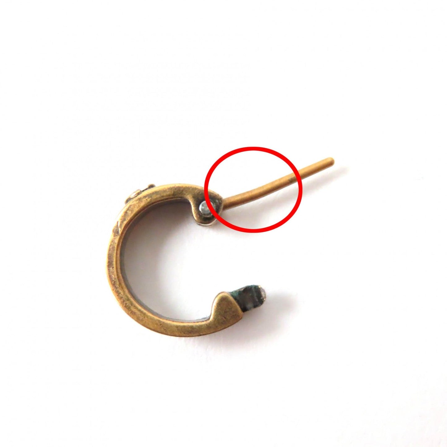 GUCCI Pierce 548776 plating multicolor Double G