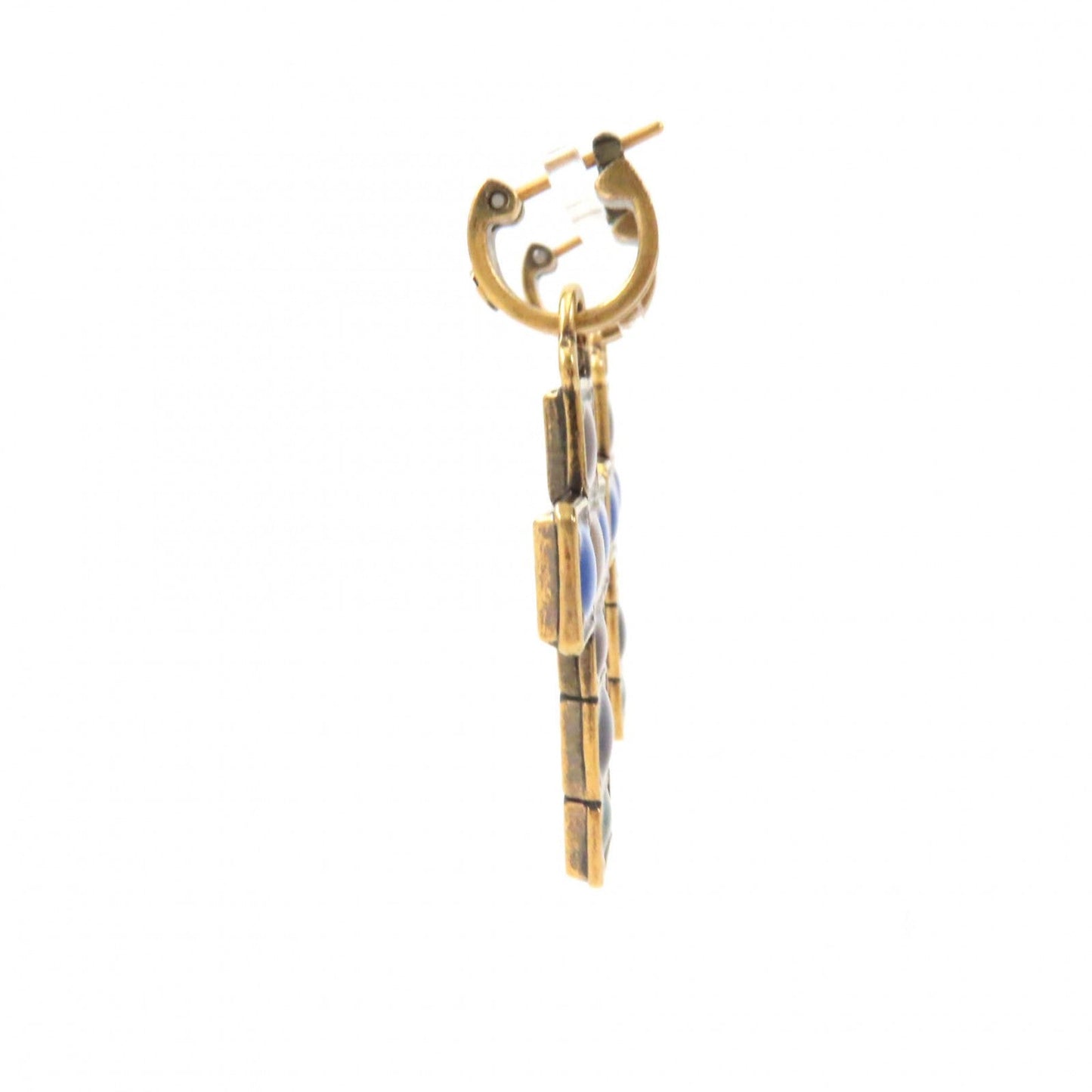 GUCCI Pierce 548776 plating multicolor Double G
