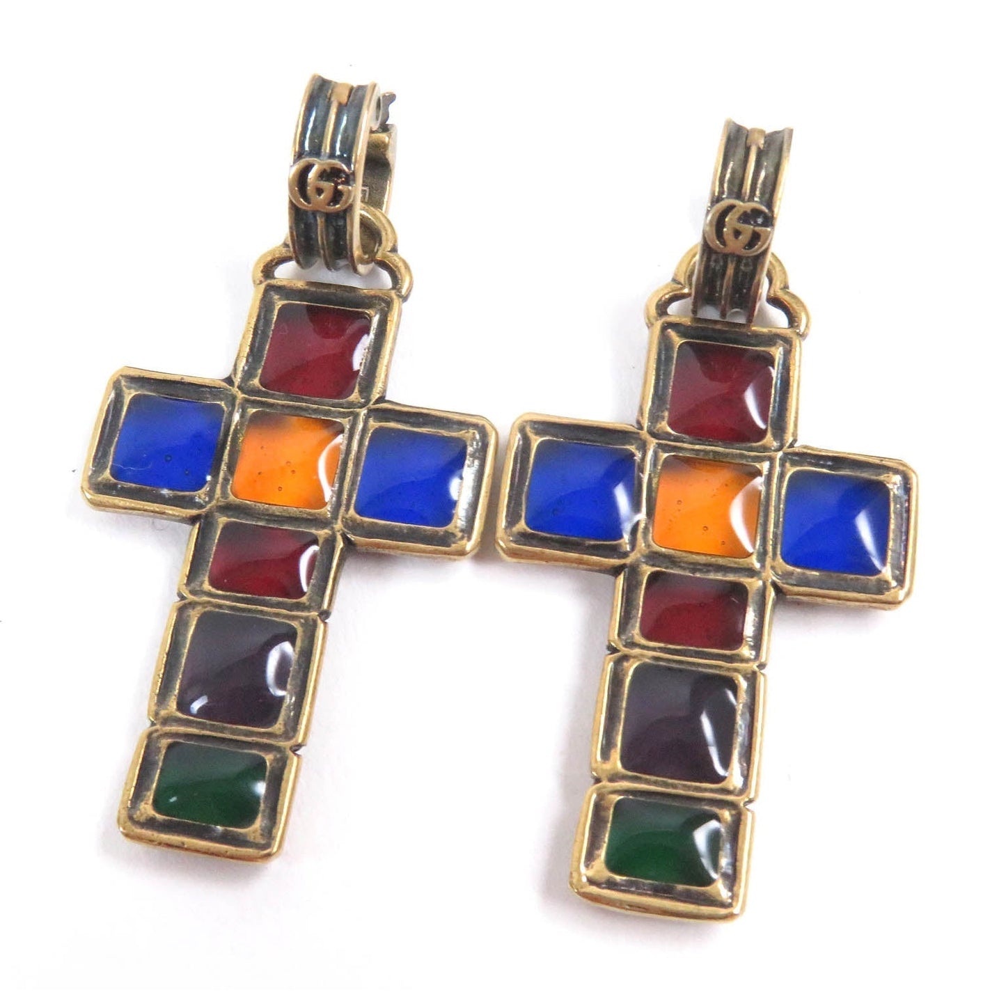 GUCCI Pierce 548776 plating multicolor Double G