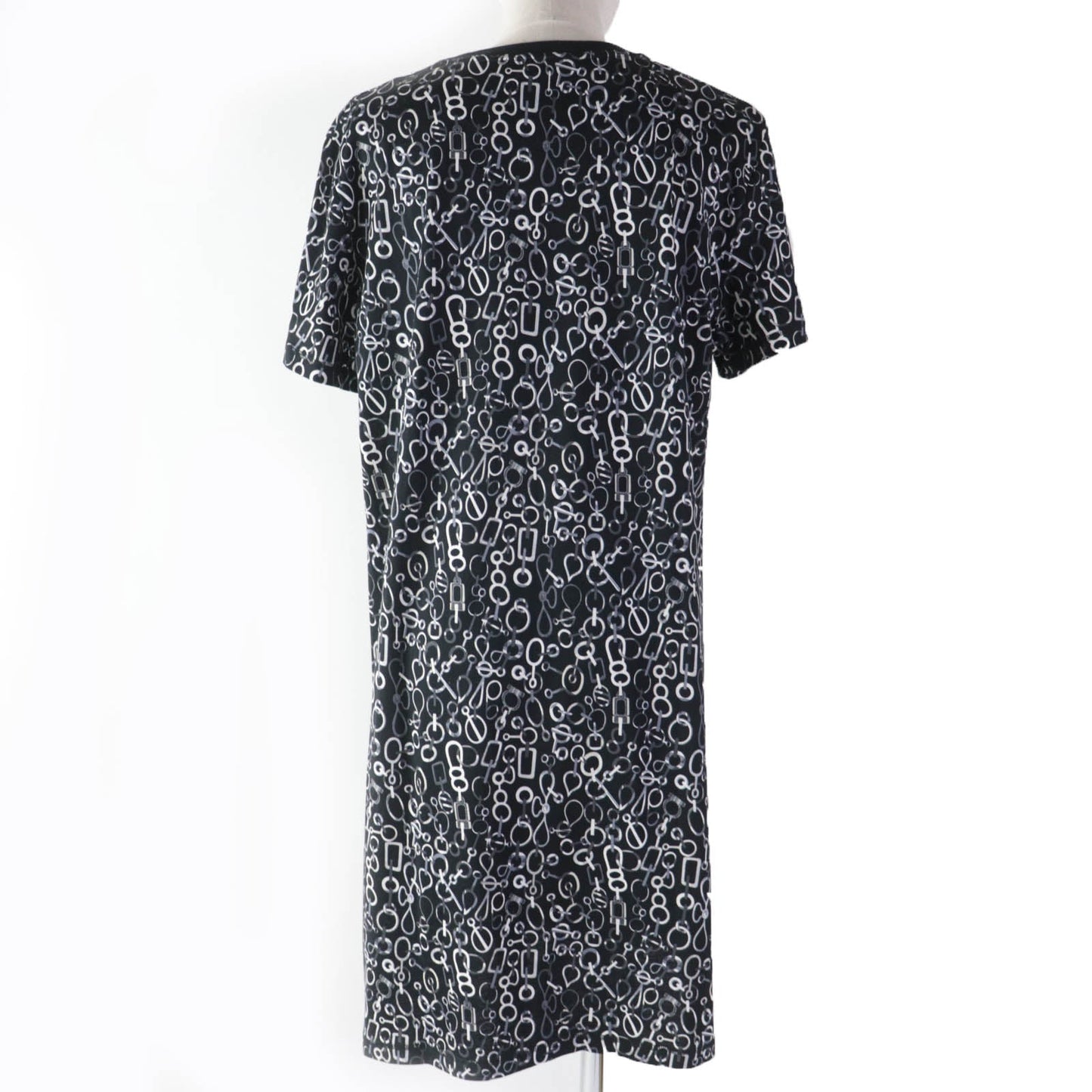 HERMES one piece 3H4514DR cotton black Do RE BOUCLES 44