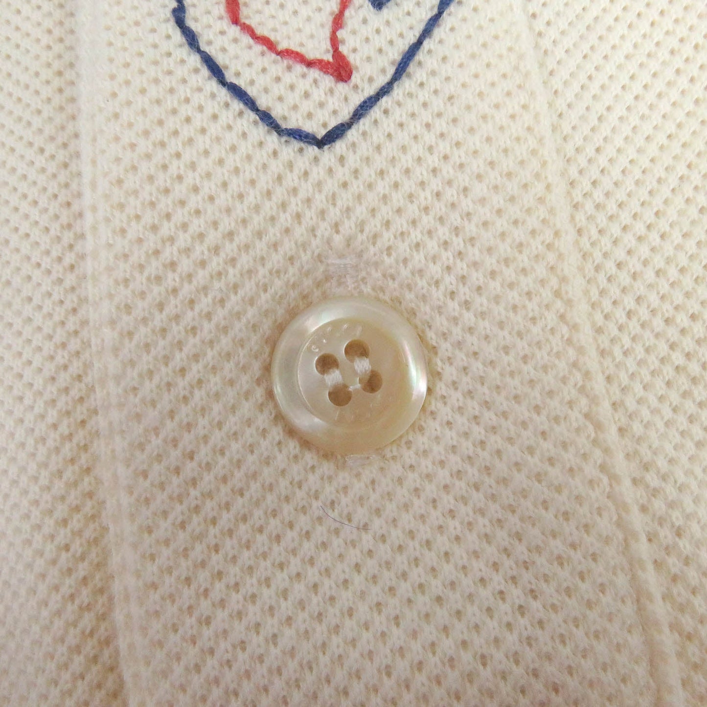GUCCI Short sleeve polo shirt 625320 cotton light beige XS