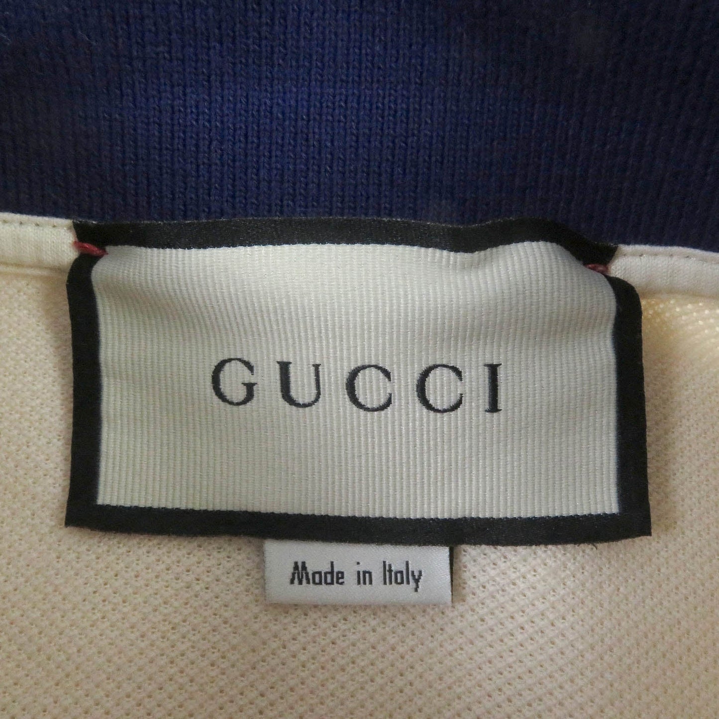GUCCI Short sleeve polo shirt 625320 cotton light beige XS