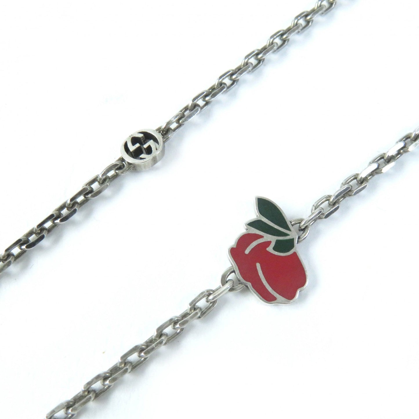 GUCCI Necklace AG925 Silver Multicolor