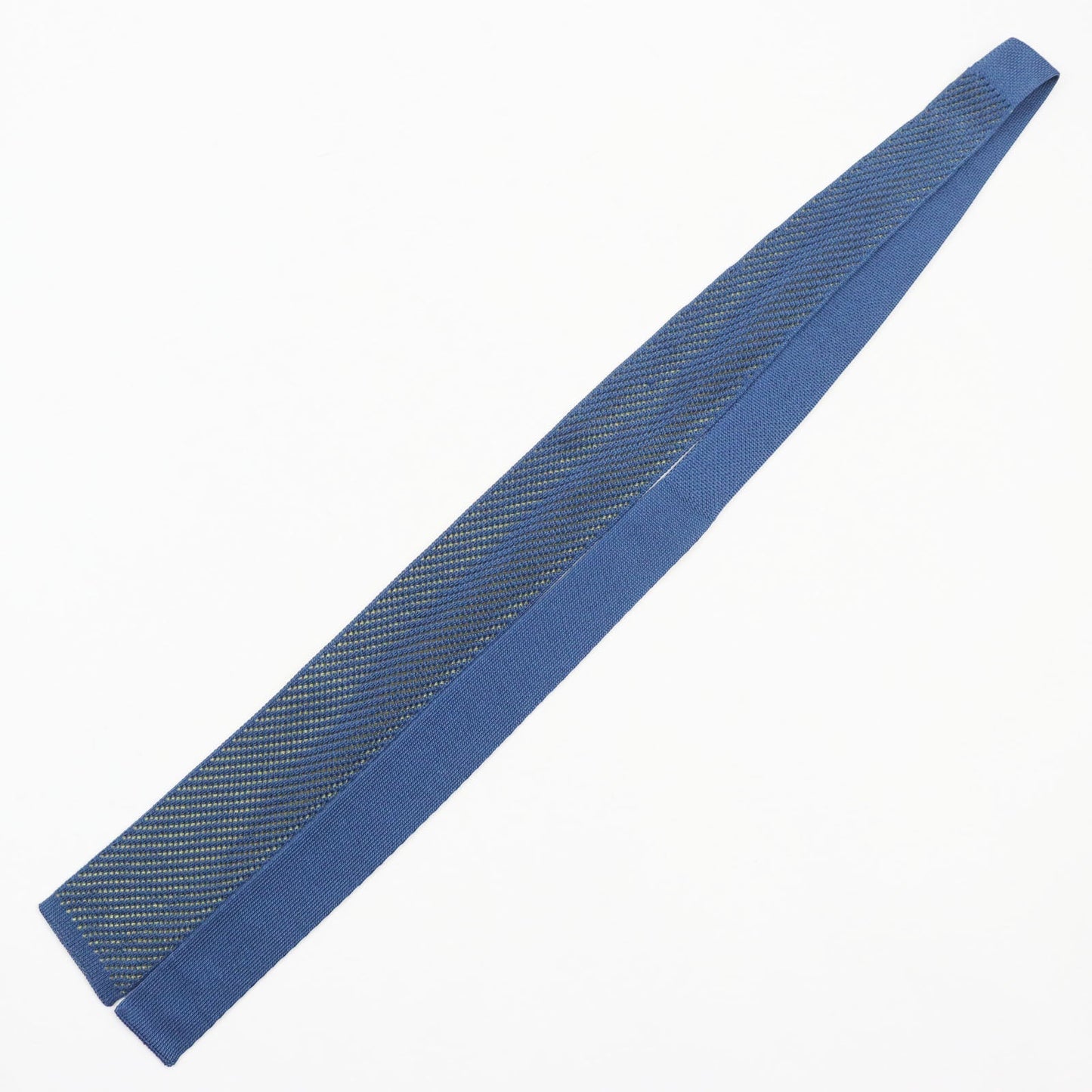 HERMES tie silk Blue yellow