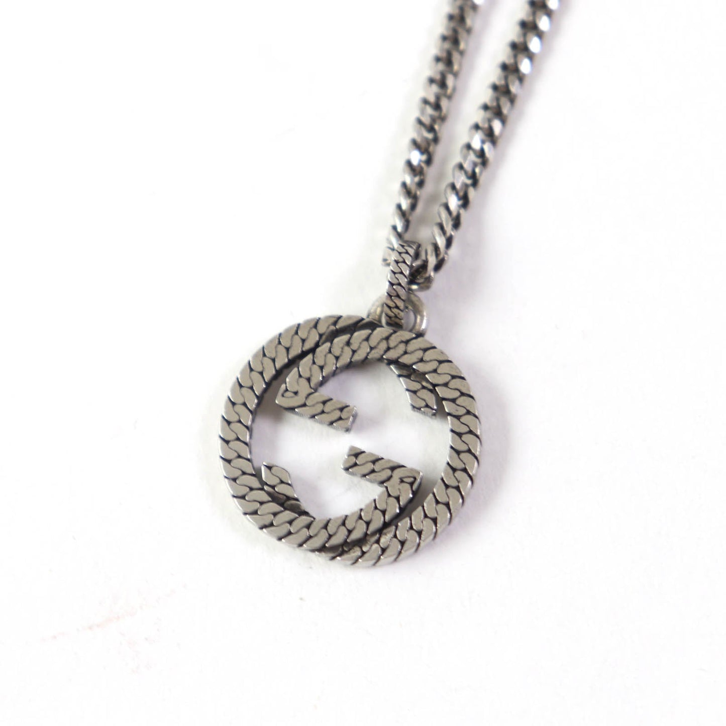 GUCCI Necklace 678651 AG925 Silver Interlocking G