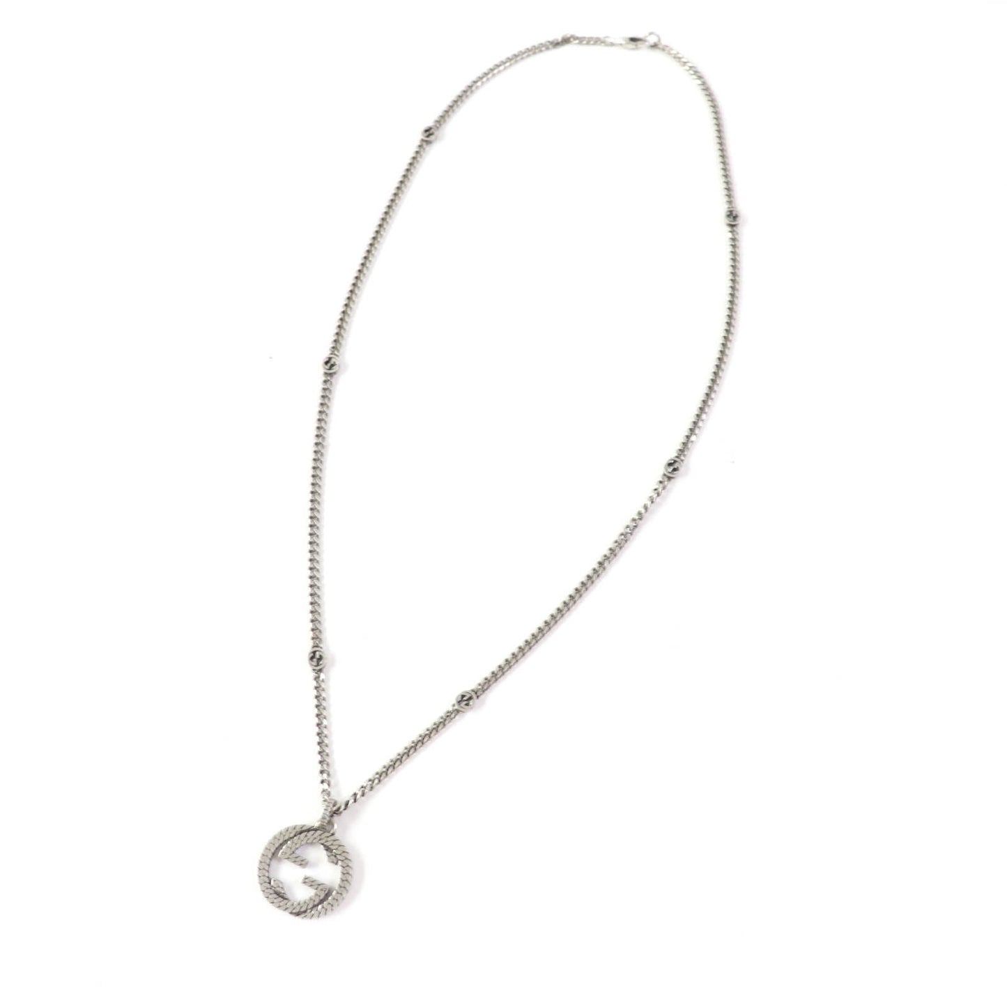 GUCCI Necklace 678651 AG925 Silver Interlocking G