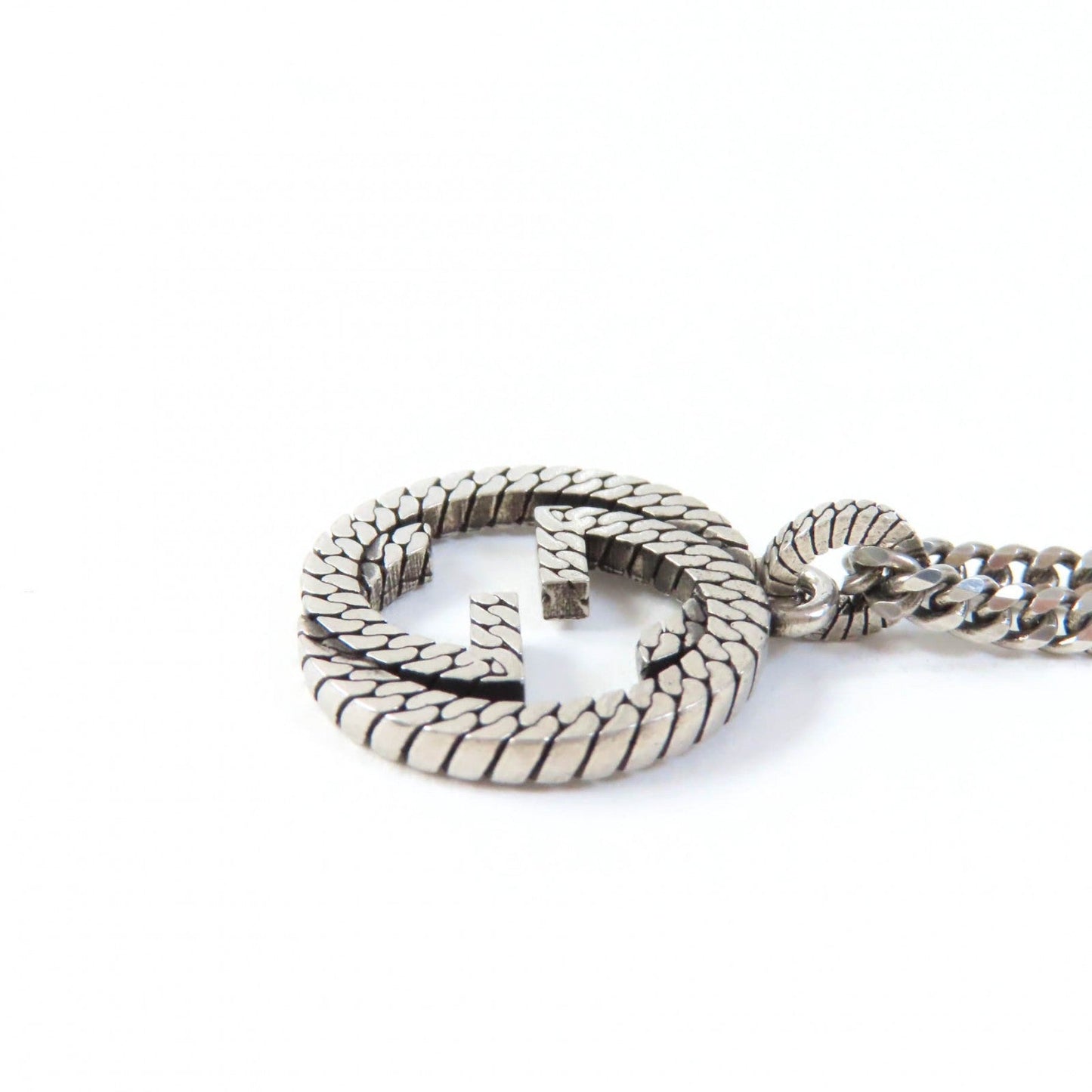 GUCCI Necklace 678651 AG925 Silver Interlocking G
