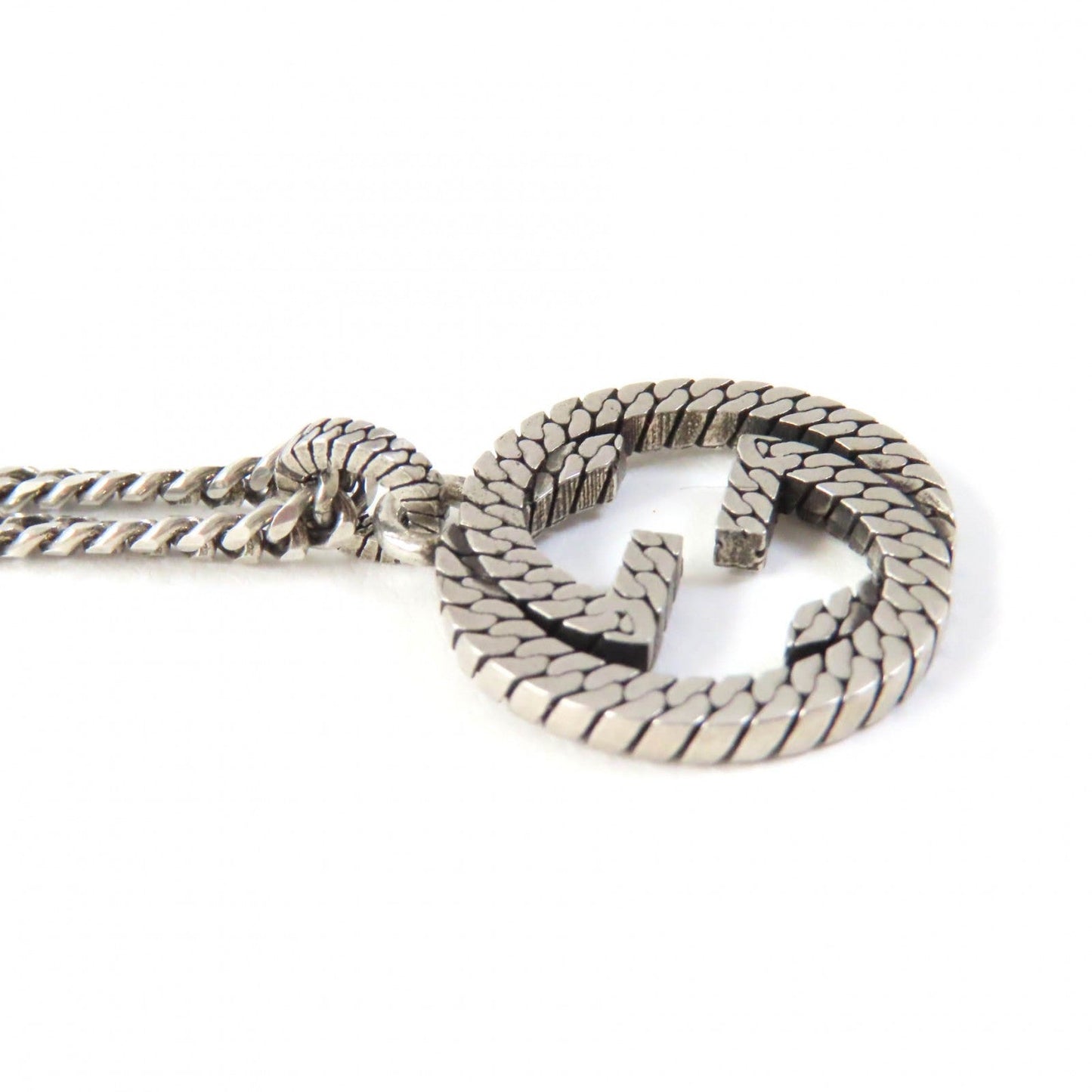 GUCCI Necklace 678651 AG925 Silver Interlocking G
