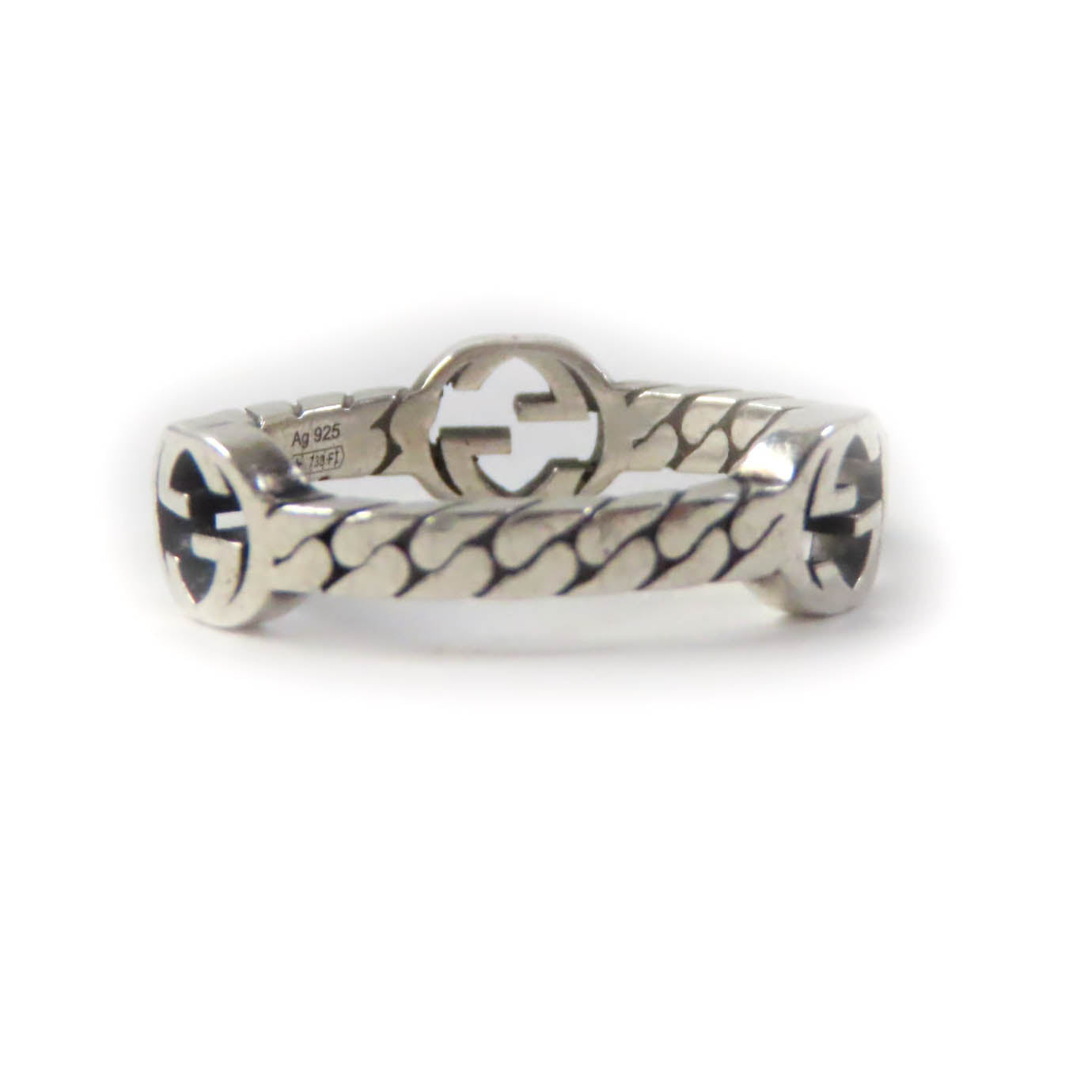 GUCCI Ring 661523 AG925 Silver Interlocking G