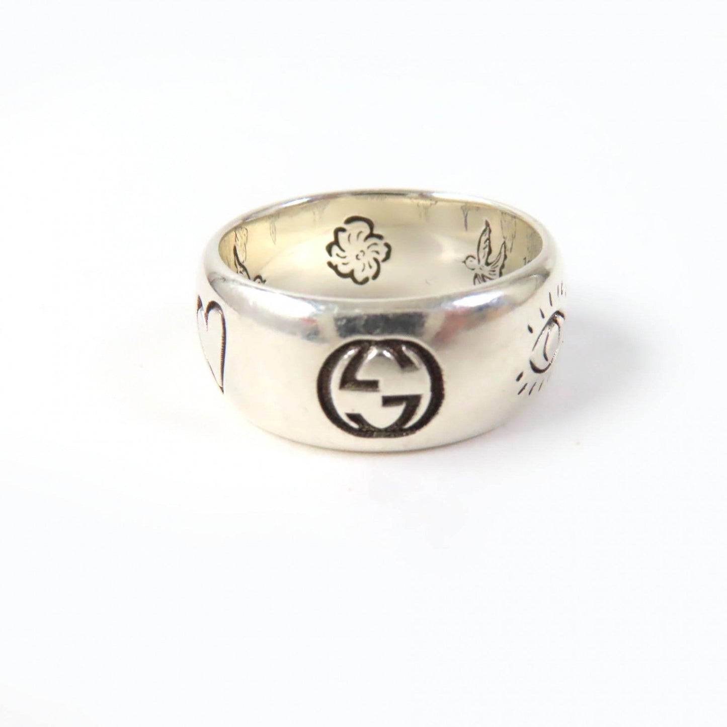 GUCCI Ring 455247 AG925 Silver Blind for Love 19