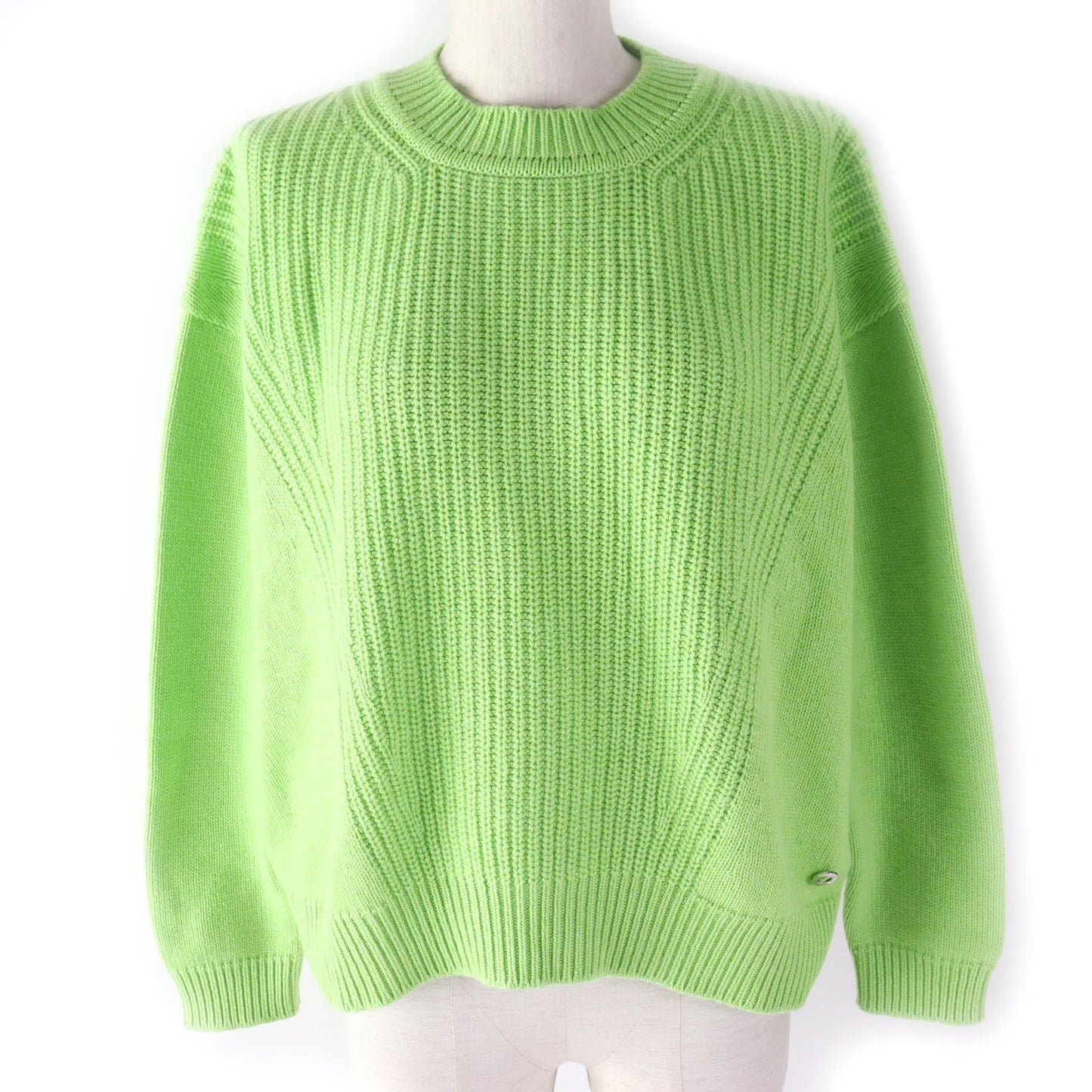 HERMES knit cashmere green 36