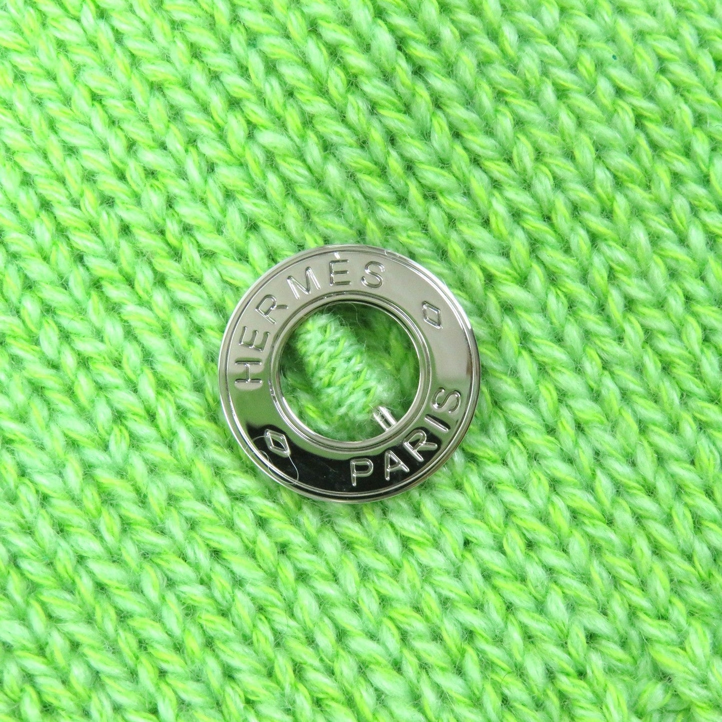 HERMES knit cashmere green 36