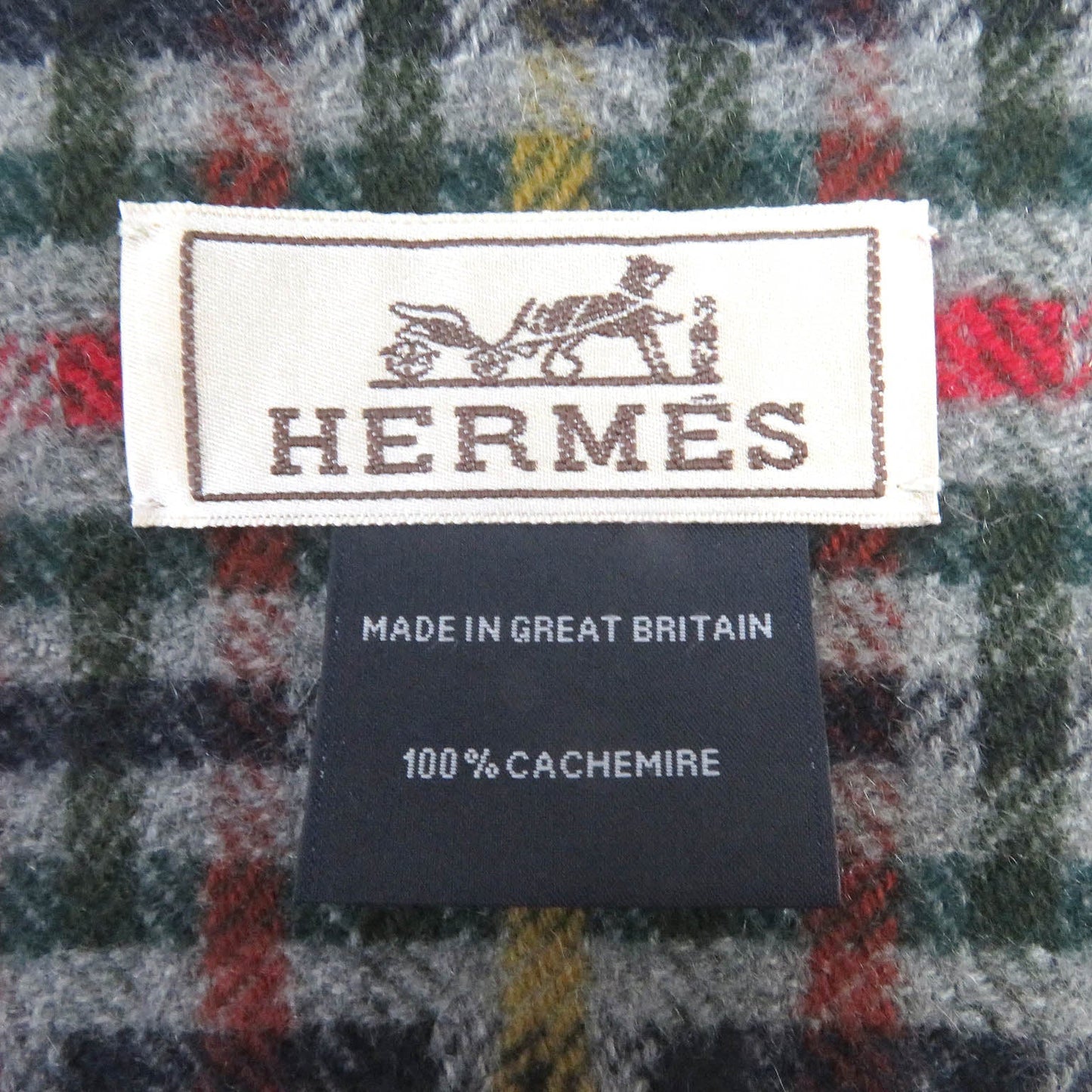 HERMES Scarf Main: 100% cashmere multicolor mens Used