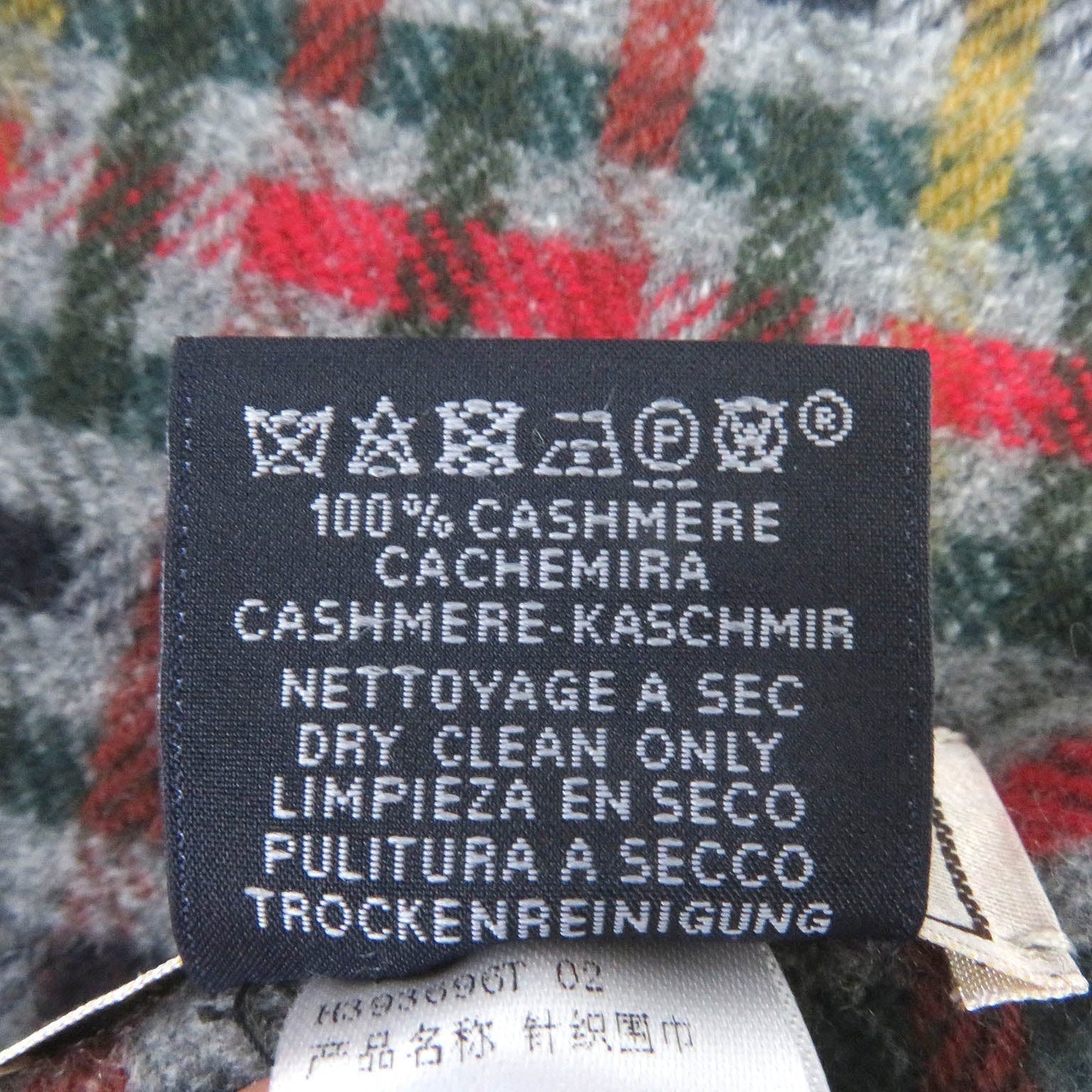HERMES Scarf Main: 100% cashmere multicolor mens Used