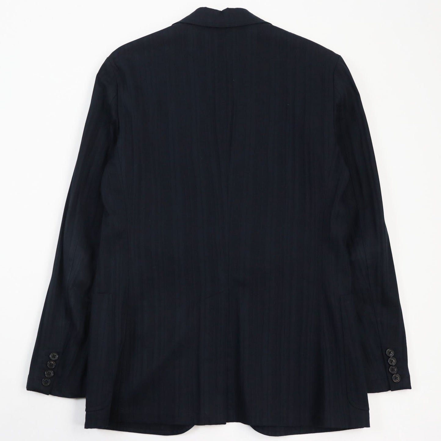 HERMES tailored jacket Main: 97% cotton, Main: 3% polyurethane black mens 46 Used