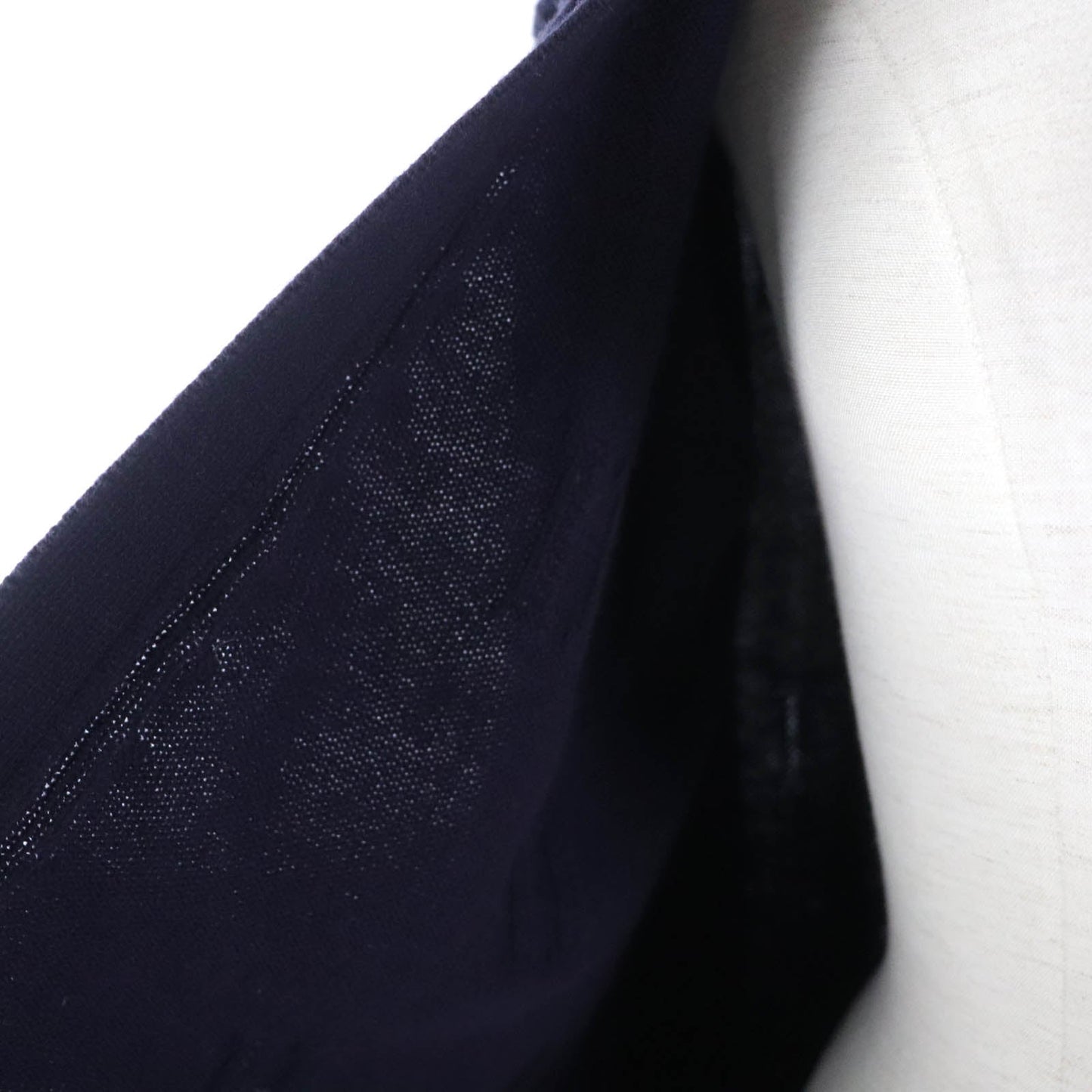 HERMES cardigan wool Navy 34