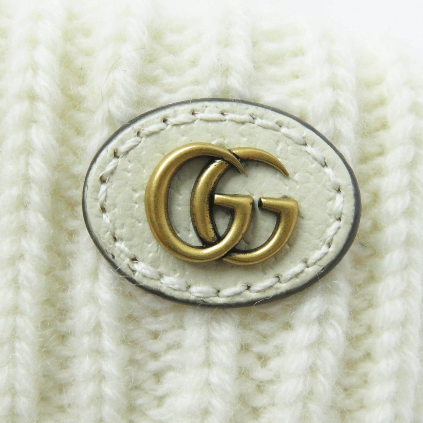 GUCCI gloves 788503 wool Ivory M