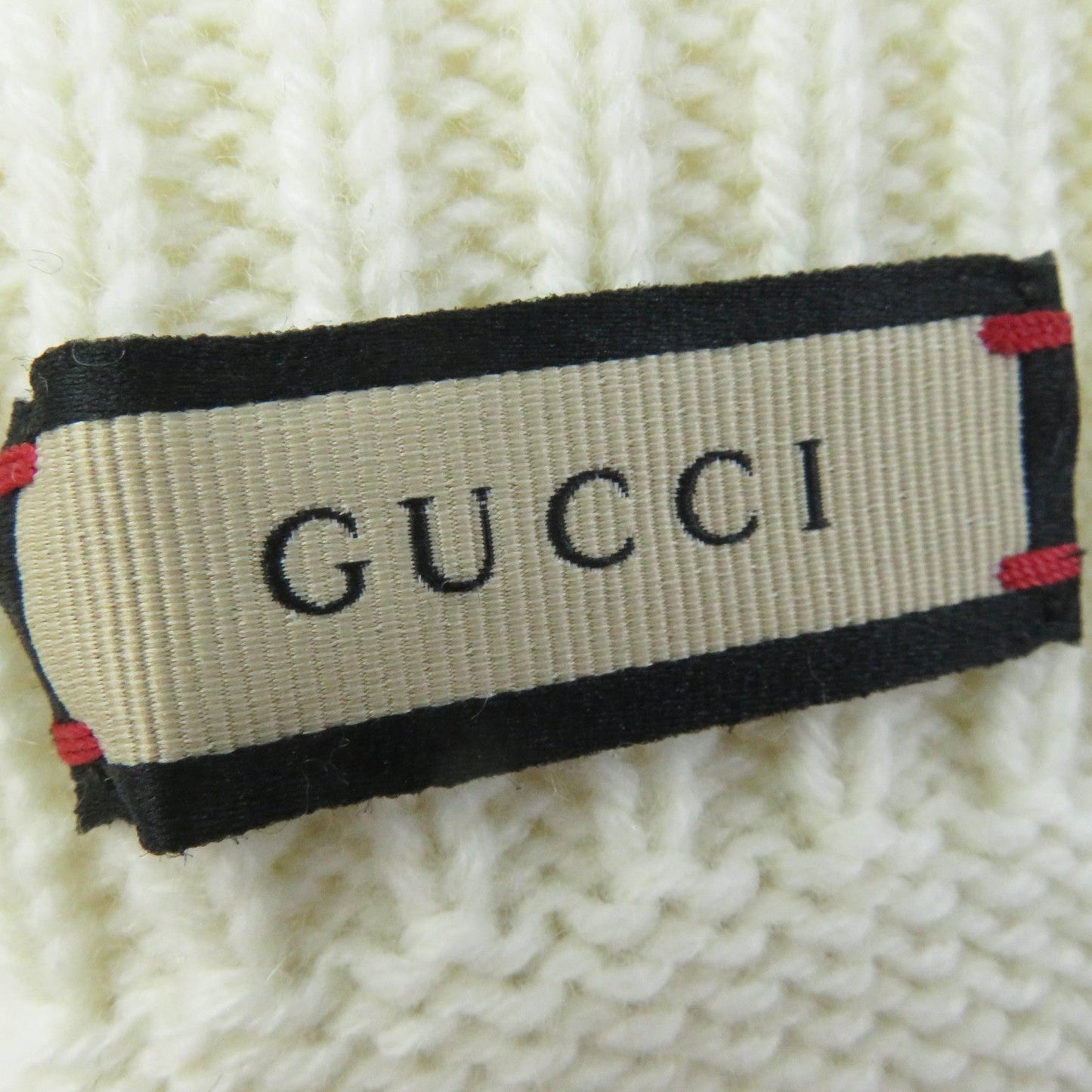 GUCCI gloves 788503 wool Ivory M