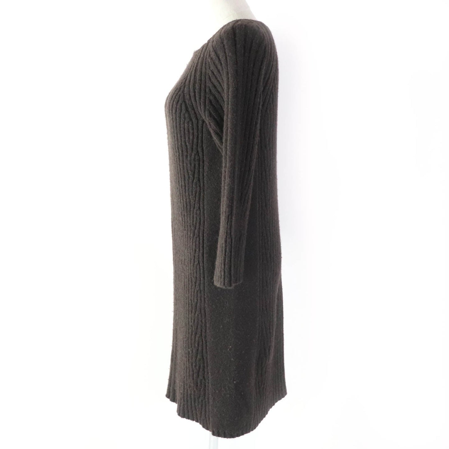 HERMES one piece Camel Dark brown 38