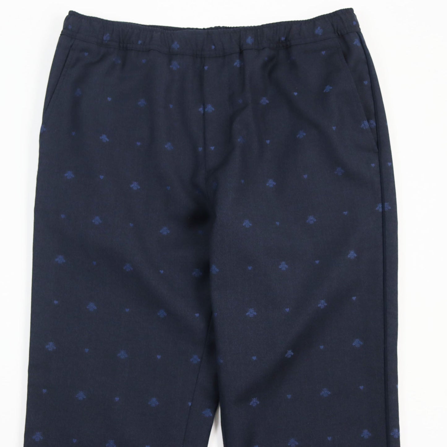 GUCCI Pants 552576 wool Navy 48