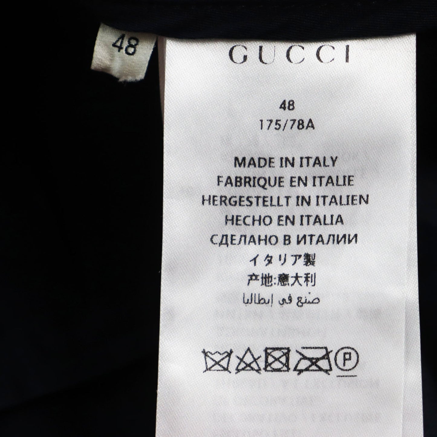 GUCCI Pants 552576 wool Navy 48