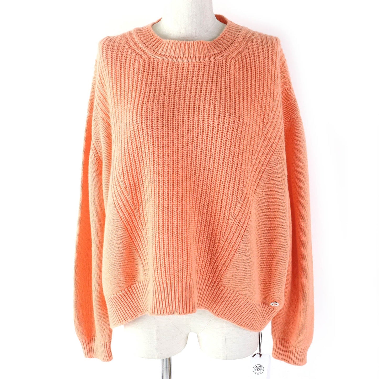 HERMES knit 3E2604D1 cashmere Salmon pink type 40
