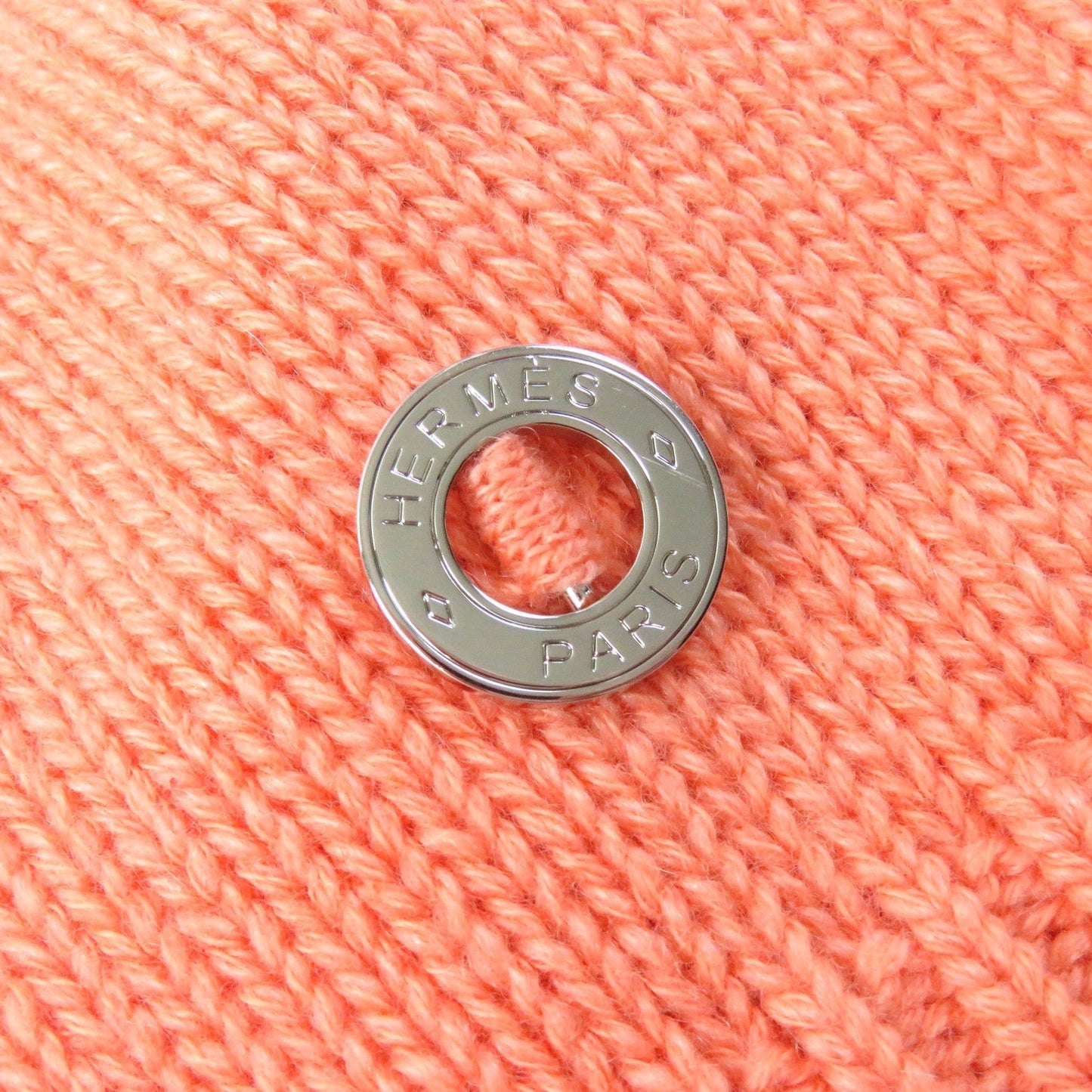 HERMES knit 3E2604D1 cashmere Salmon pink type 40
