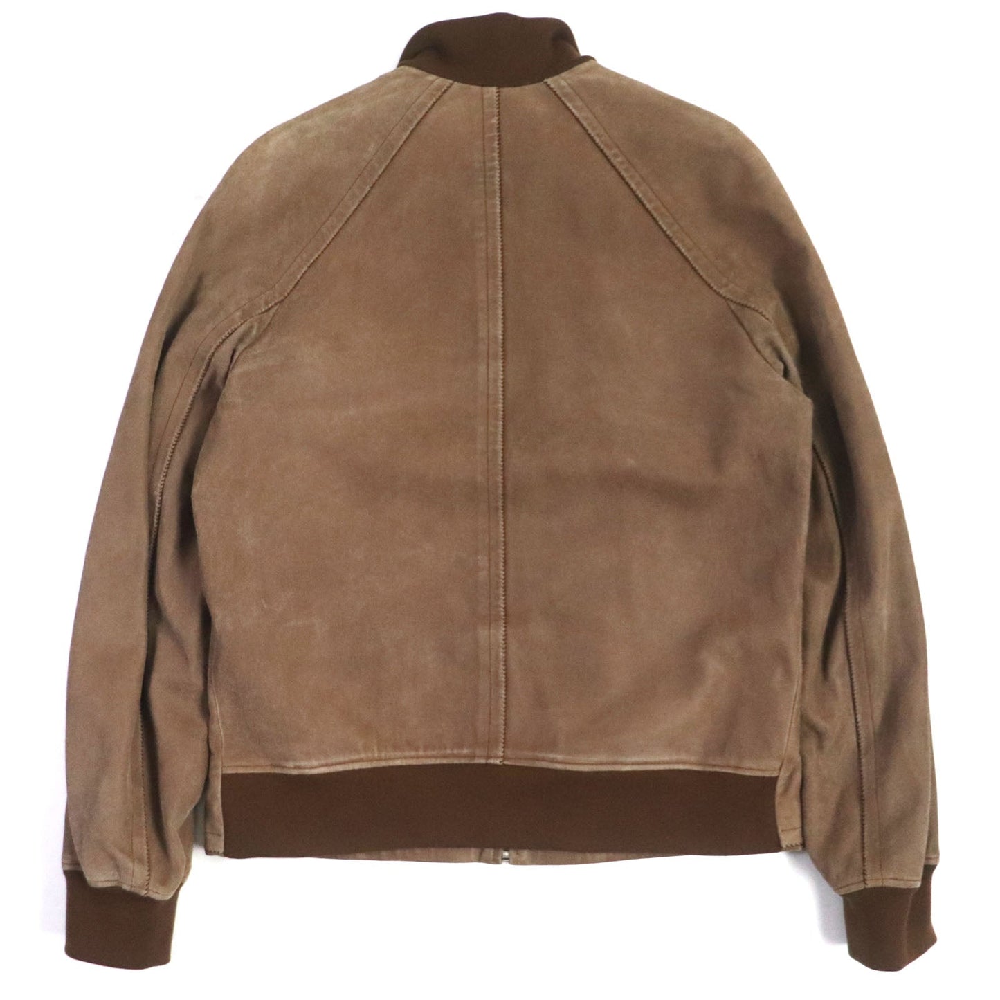 HERMES Blouson Lamb leather Brown 52
