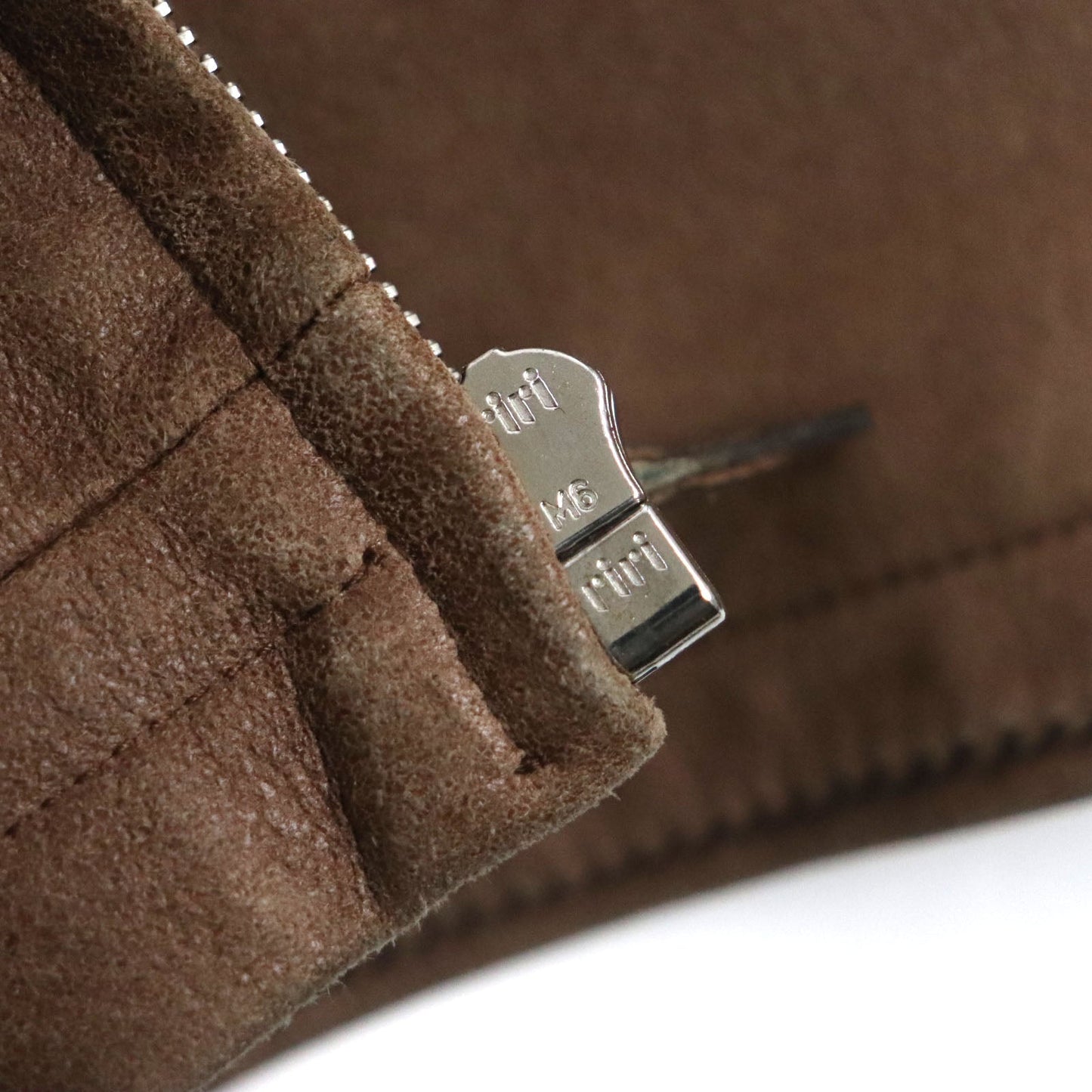 HERMES Blouson Lamb leather Brown 52