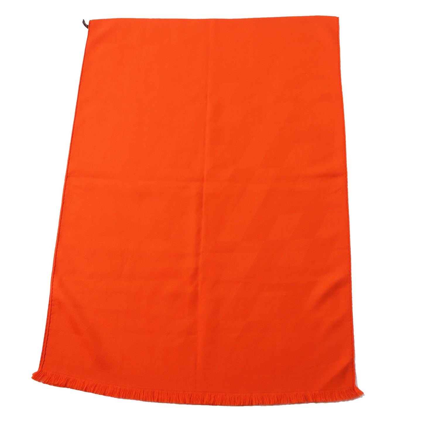HERMES Stall Main: 85% cashmere, Main: 15% silk Orange Women Used