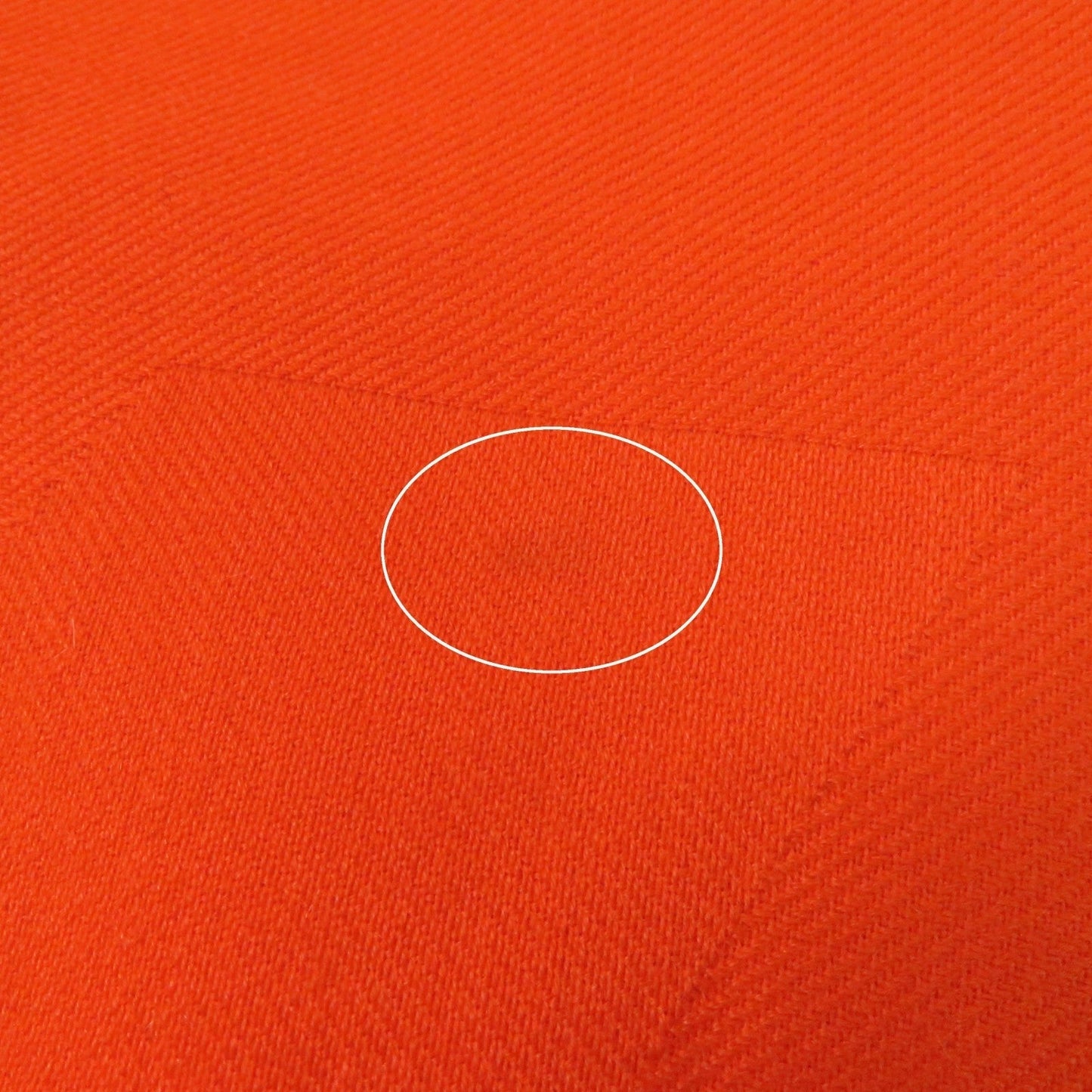 HERMES Stall Main: 85% cashmere, Main: 15% silk Orange Women Used