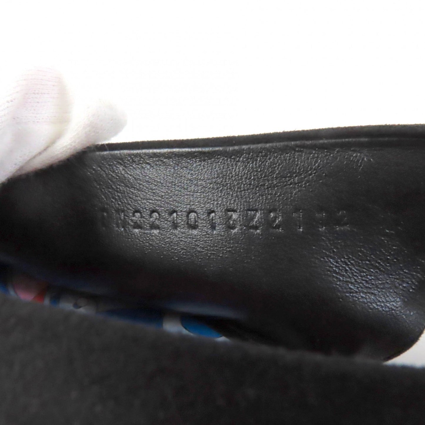 HERMES pumps Suede leather black 37