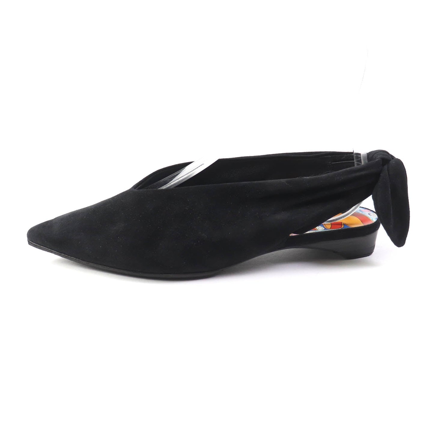 HERMES pumps Suede leather black 37