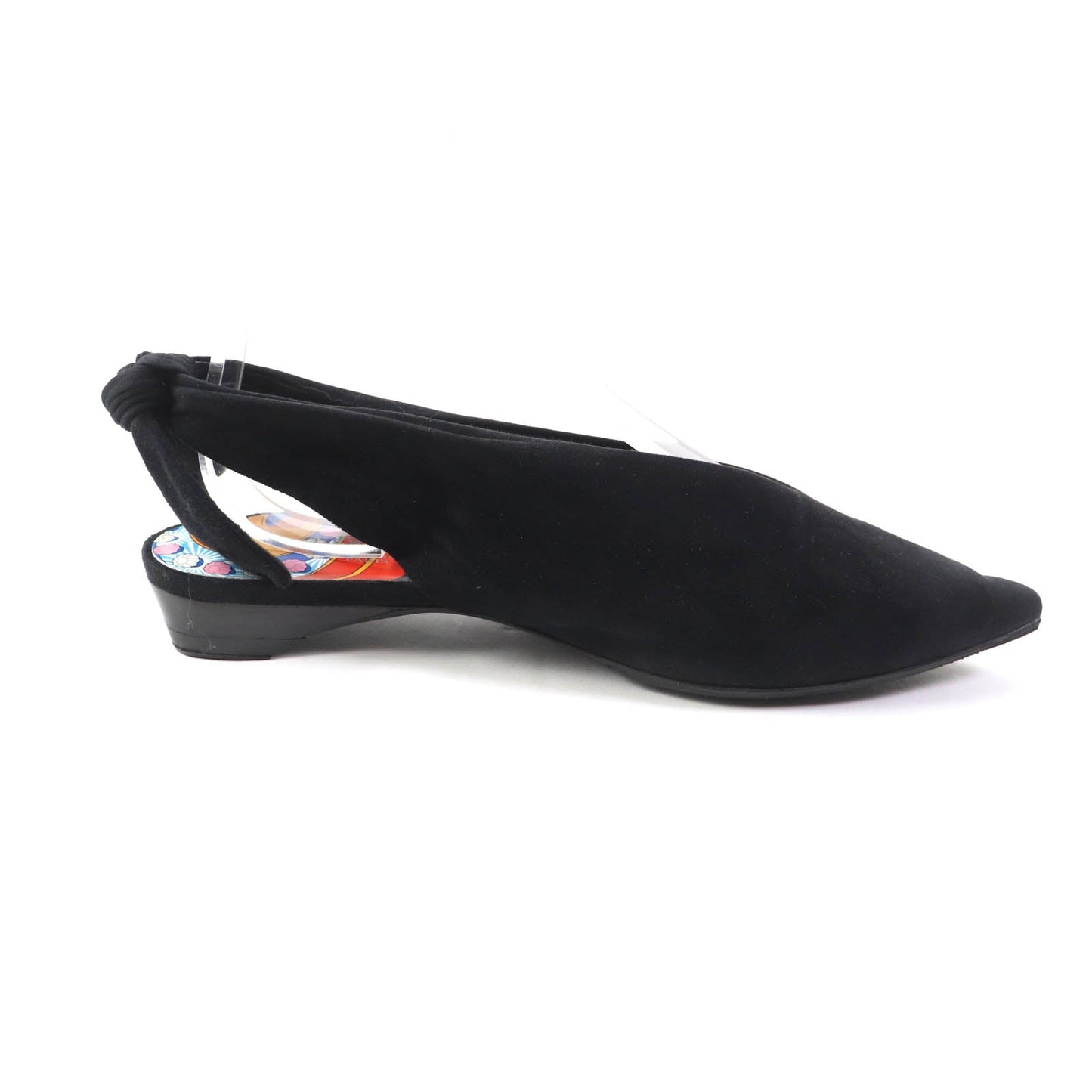 HERMES pumps Suede leather black 37