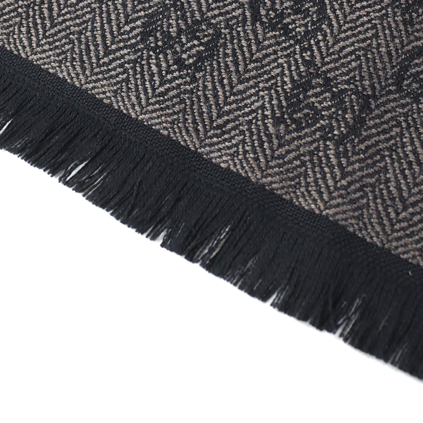 GUCCI Scarf Main: 100% wool Brown black Women Used