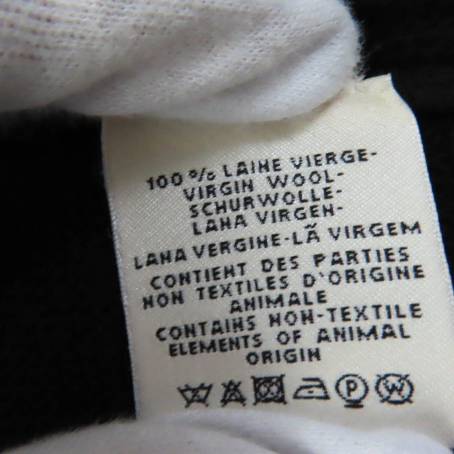 HERMES cardigan wool black 34