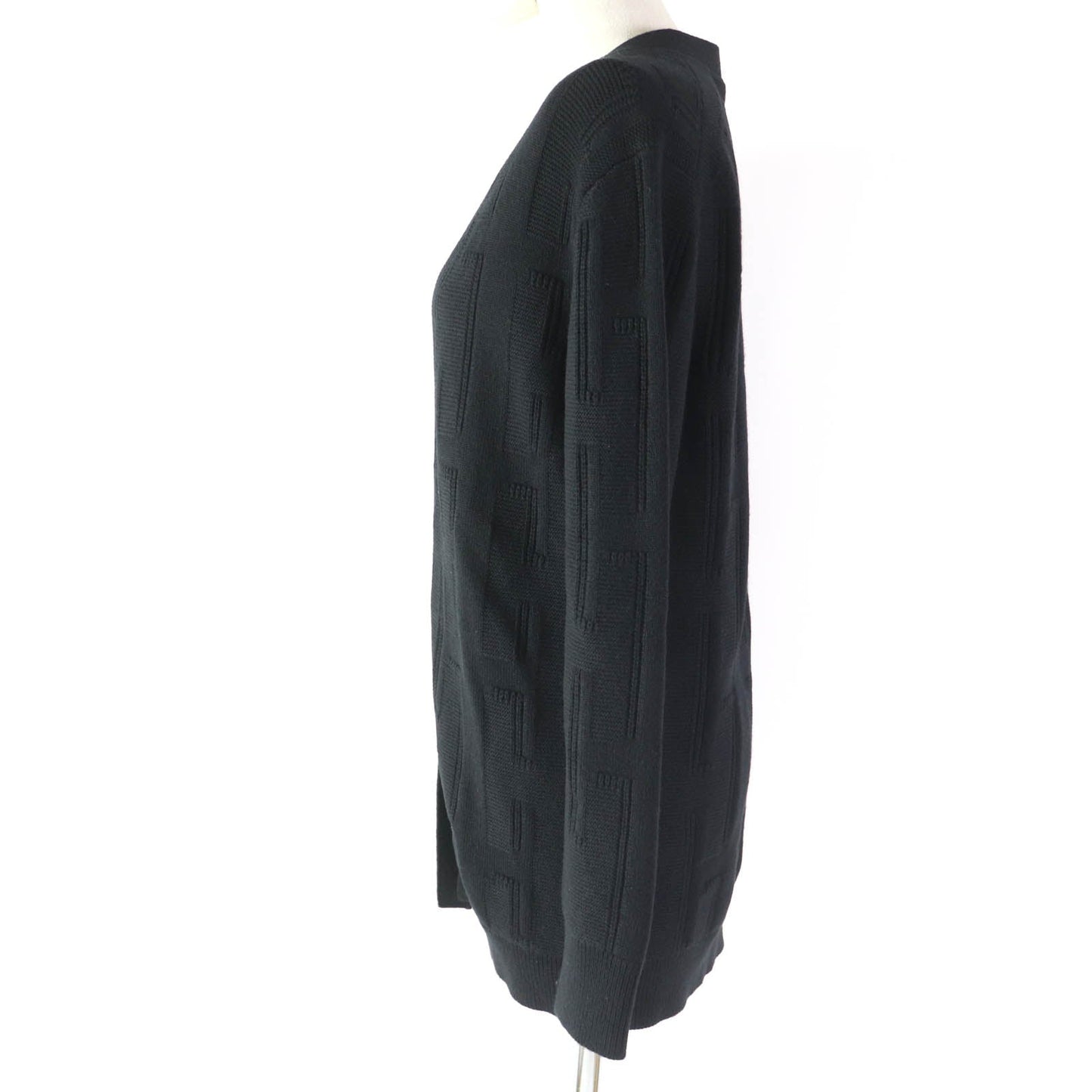 HERMES cardigan wool black 34