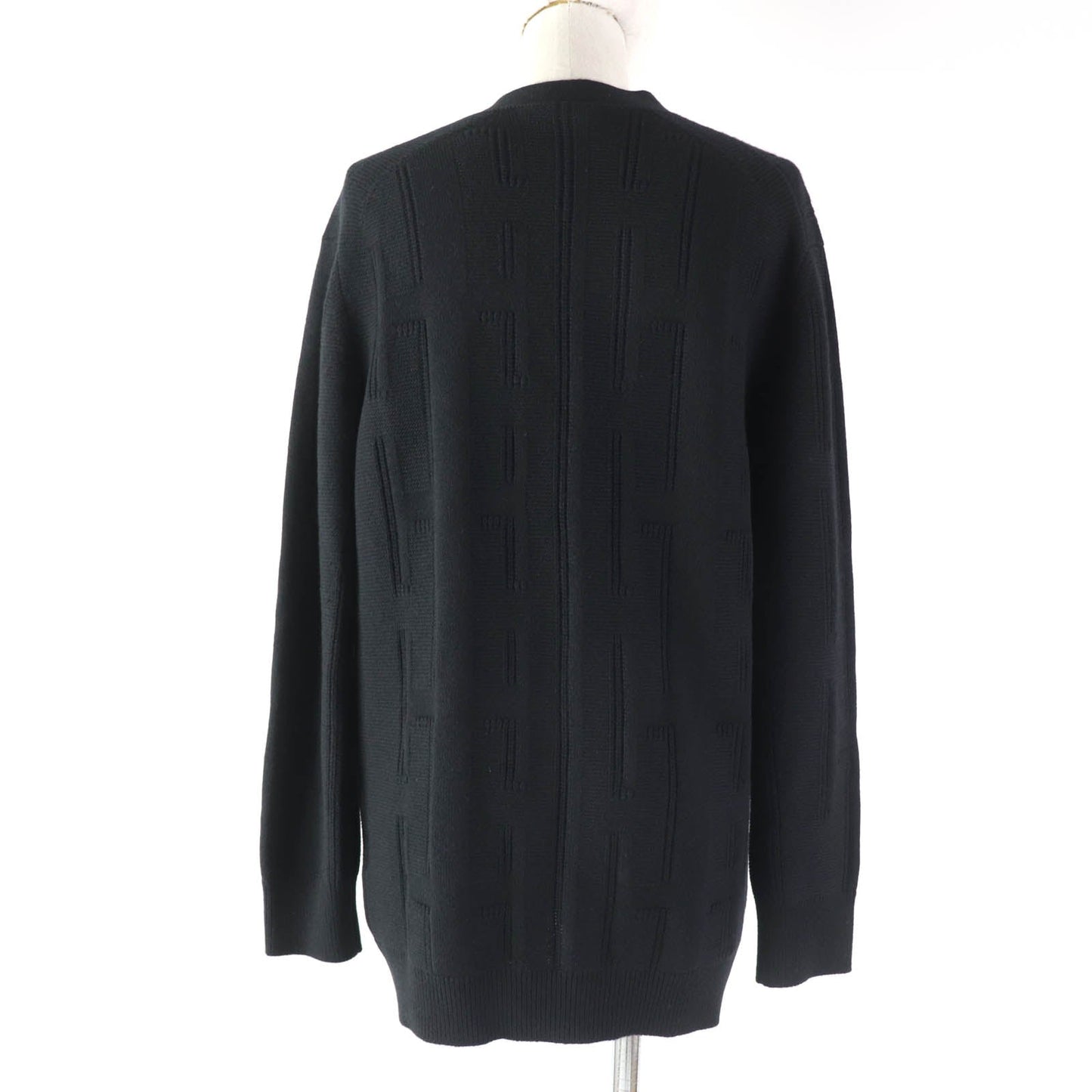 HERMES cardigan wool black 34