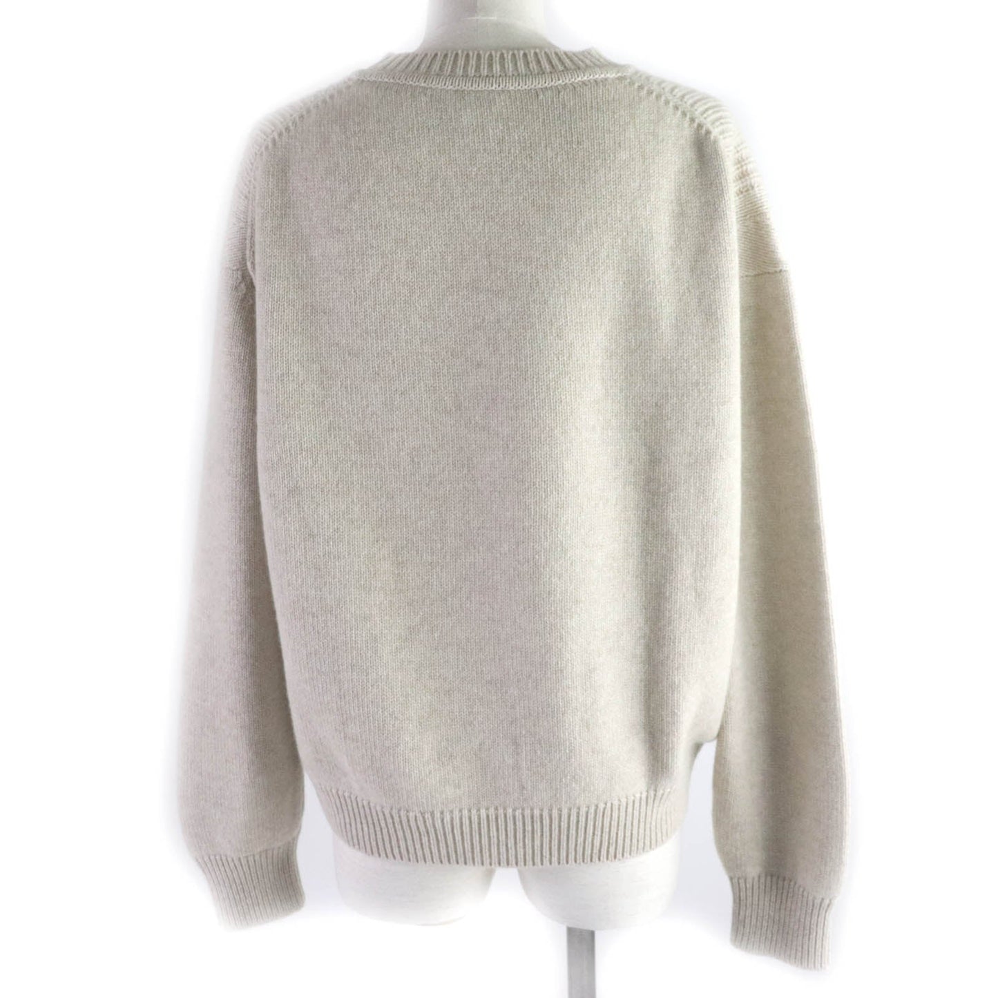 HERMES knit H4E2601D1 cashmere beige 38