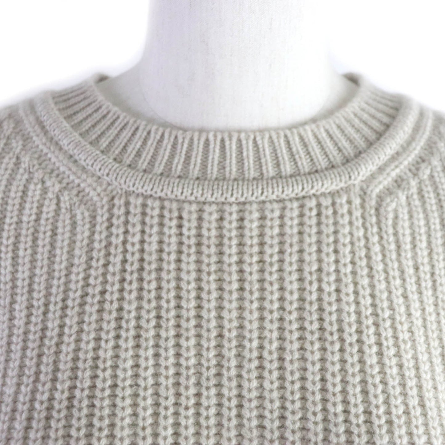 HERMES knit H4E2601D1 cashmere beige 38
