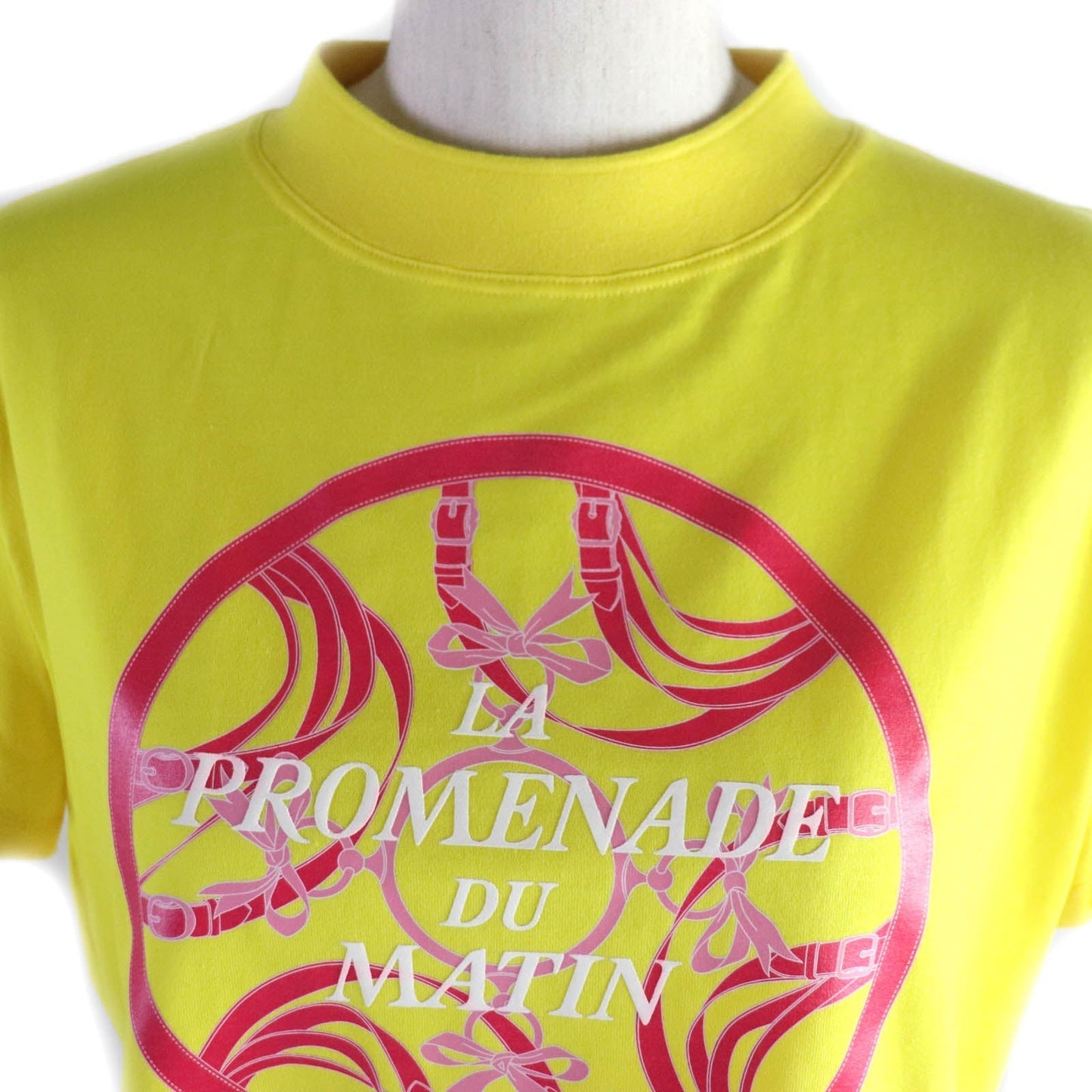 HERMES Short sleeve T-shirt cotton yellow 34