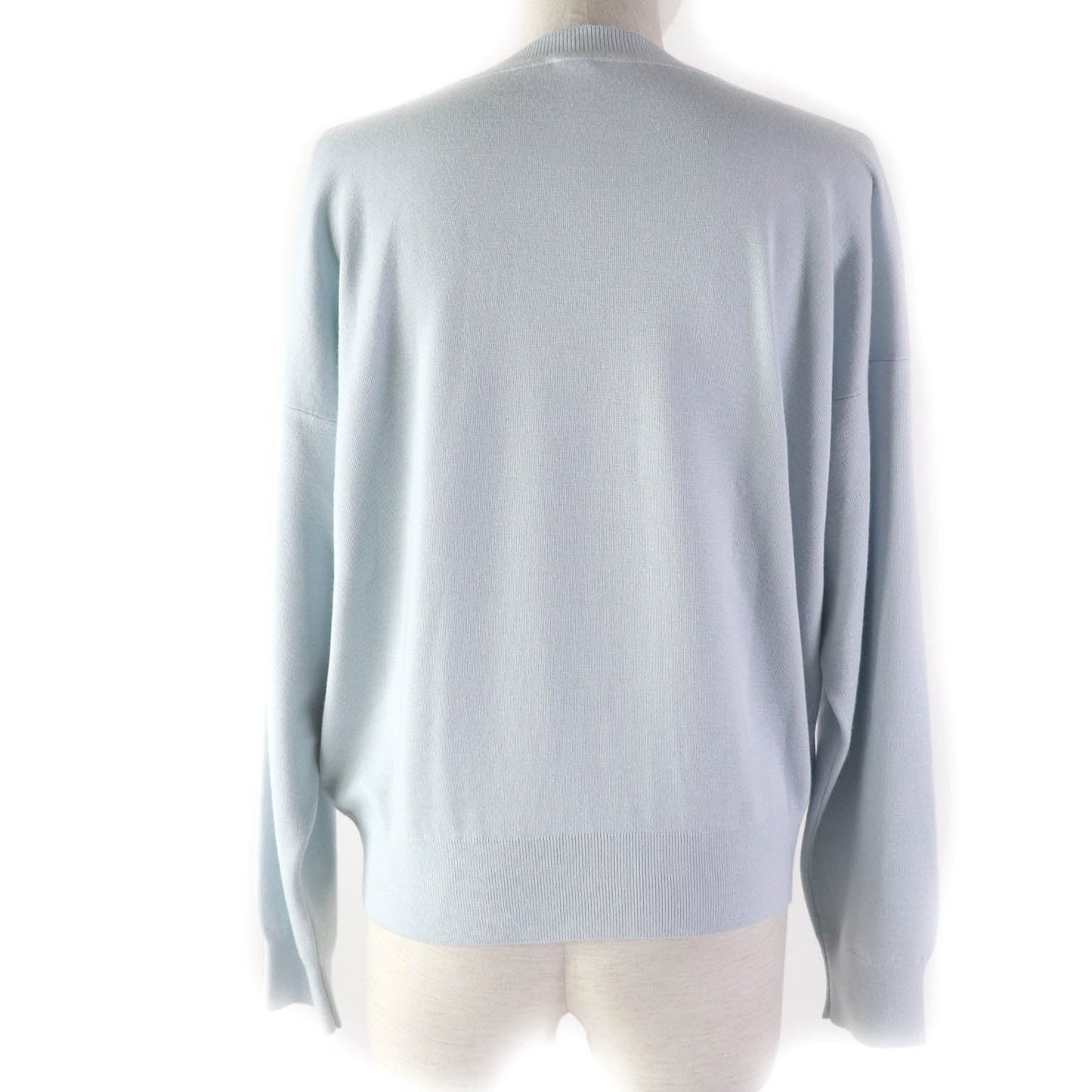 HERMES sweater silk Light blue 40